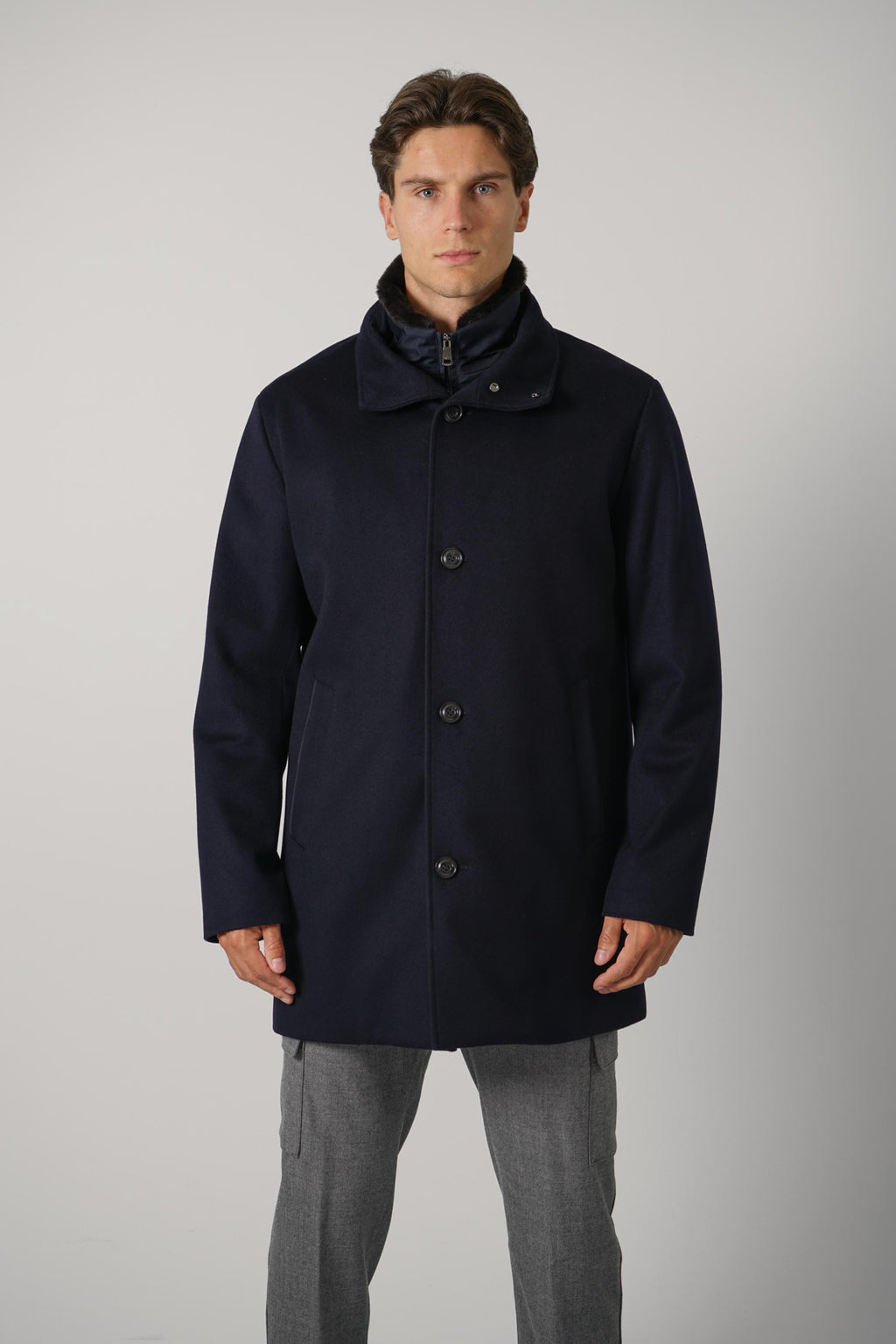 Carcoat In Loro Piana Green Storm System – 050