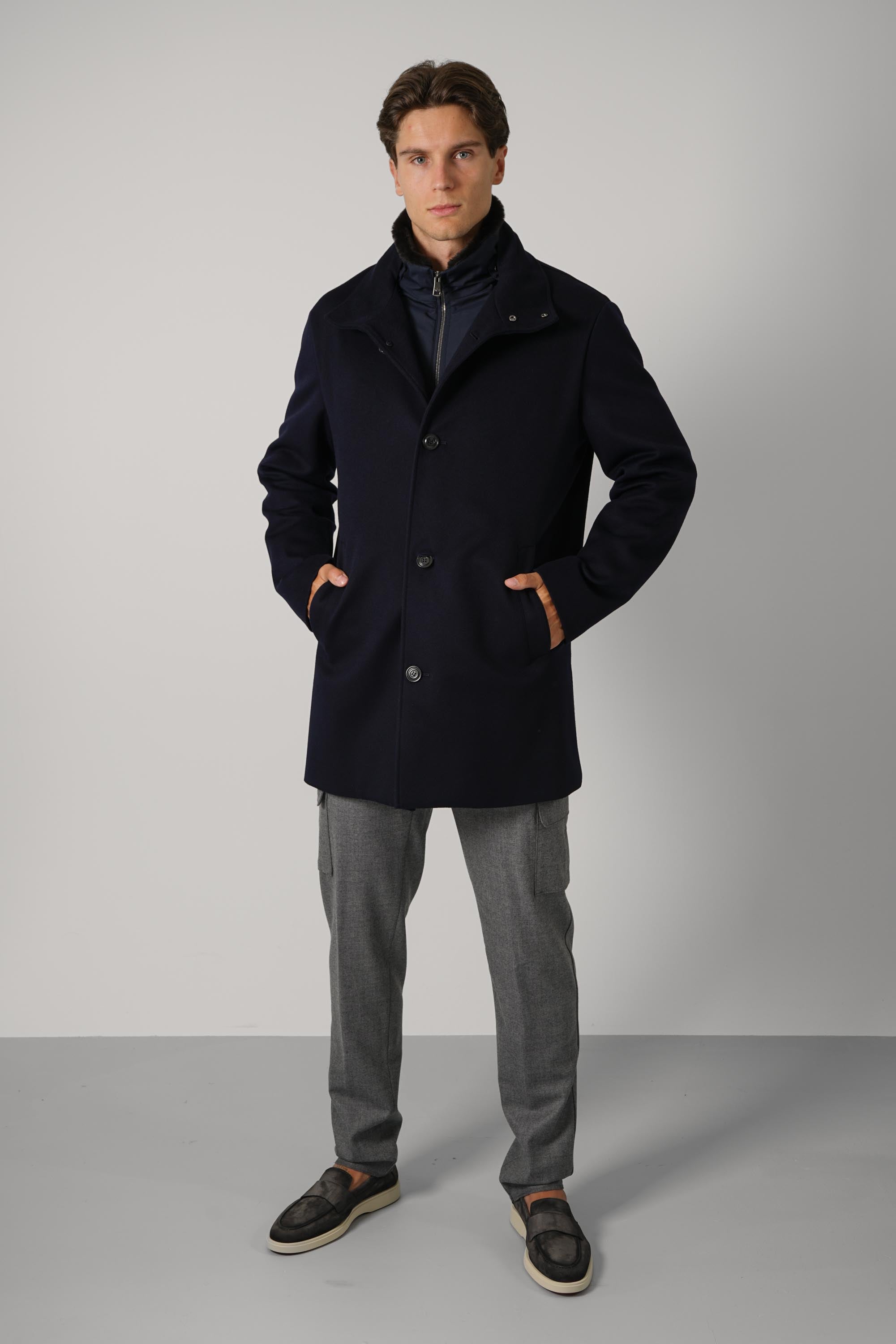 Carcoat In Loro Piana Green Storm System – 050