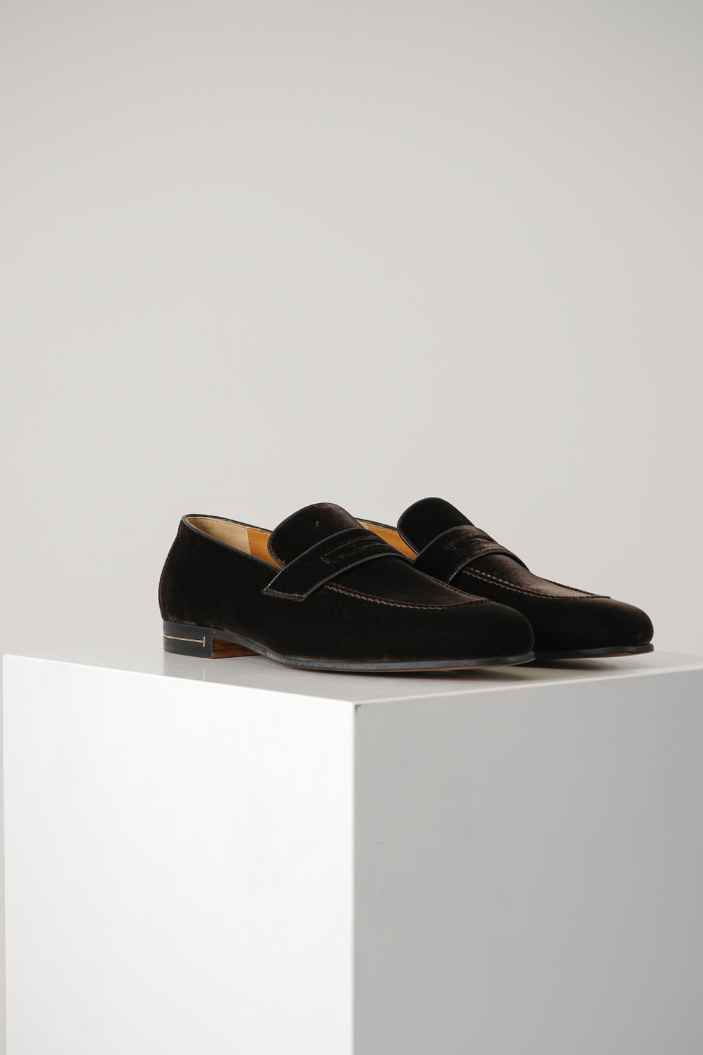 Velvet T Heel Gigi Loafer – Chestnut