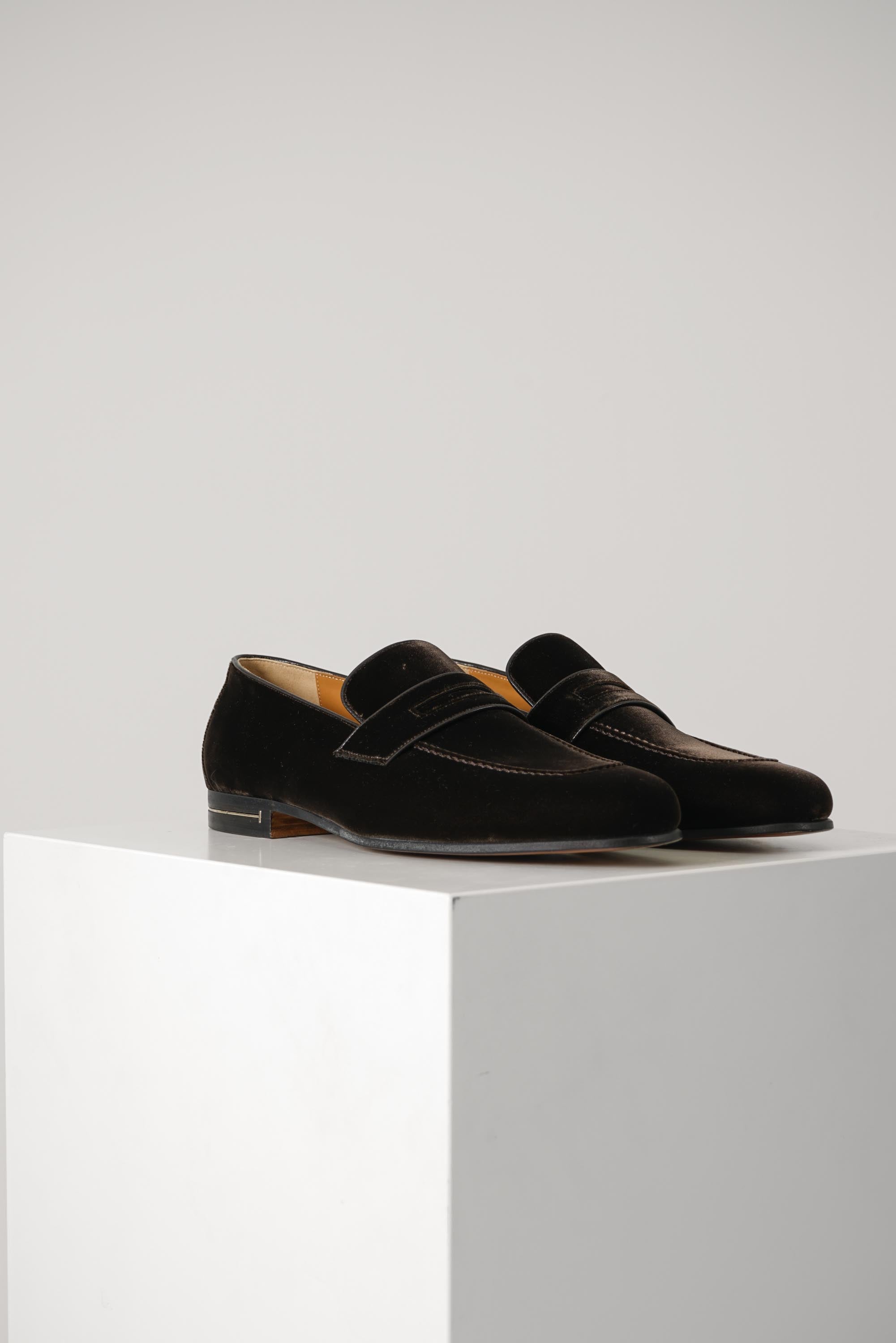 Velvet T Heel Gigi Loafer – Chestnut