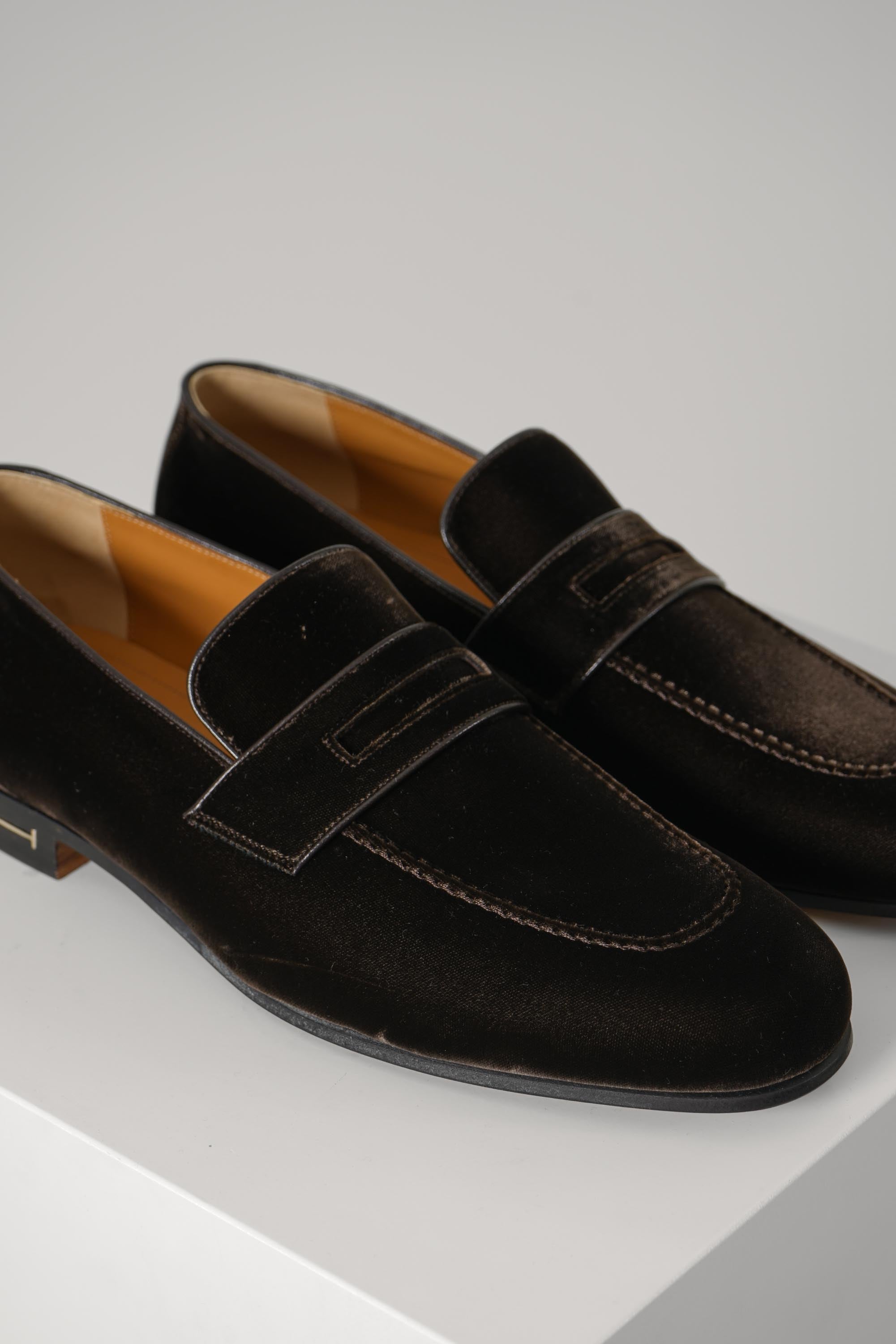 Velvet T Heel Gigi Loafer – Chestnut