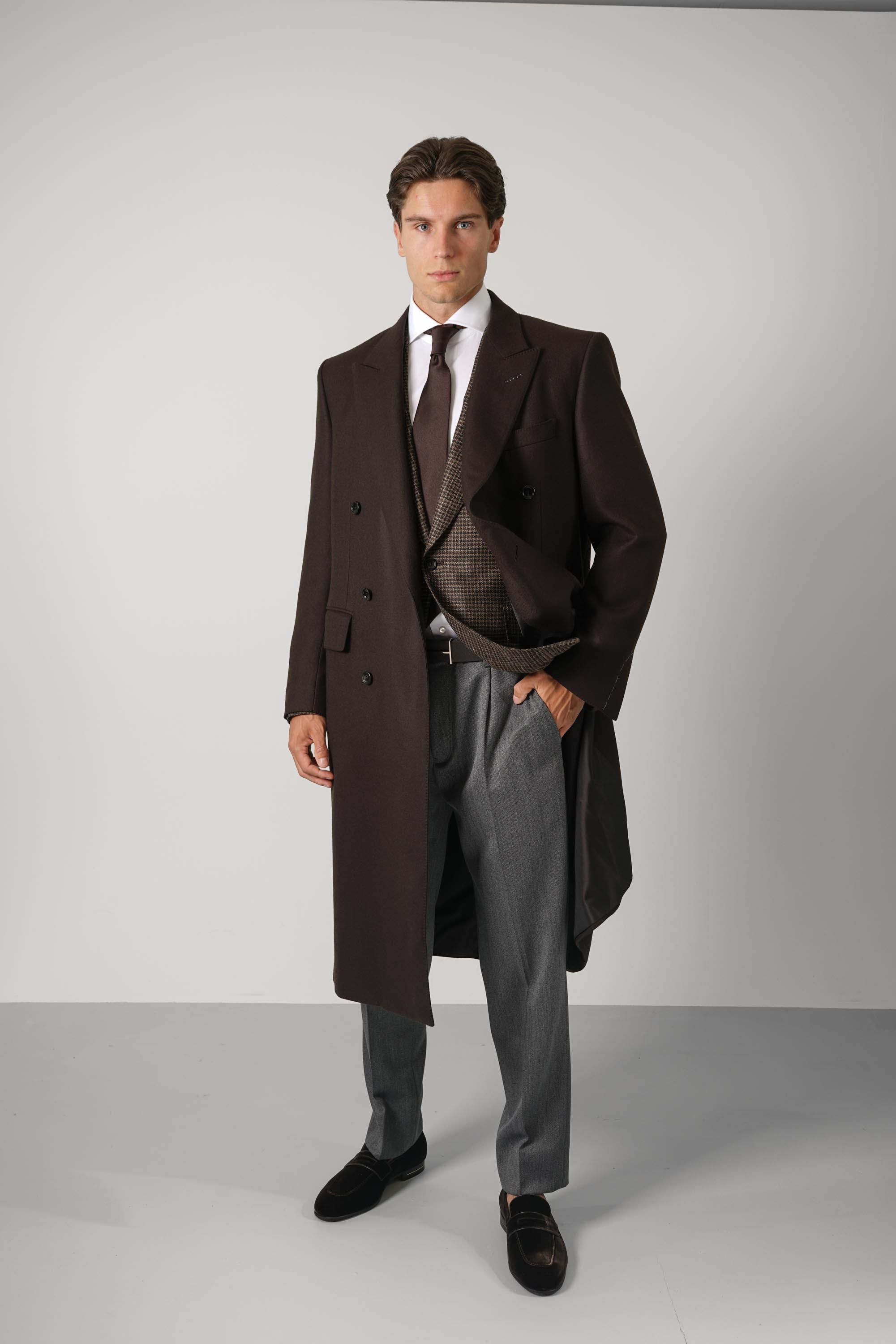 Double Splittable Soft Wool DB Coat FL – Deep Brown