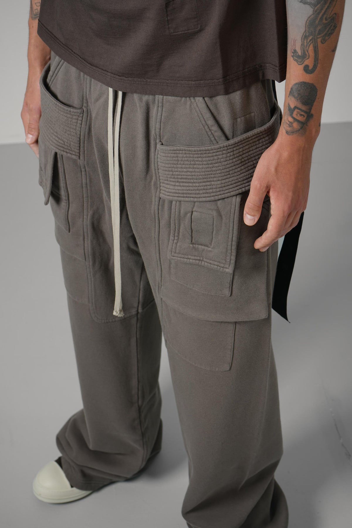 Rick Owens Creatch Wide Cargo – Dust