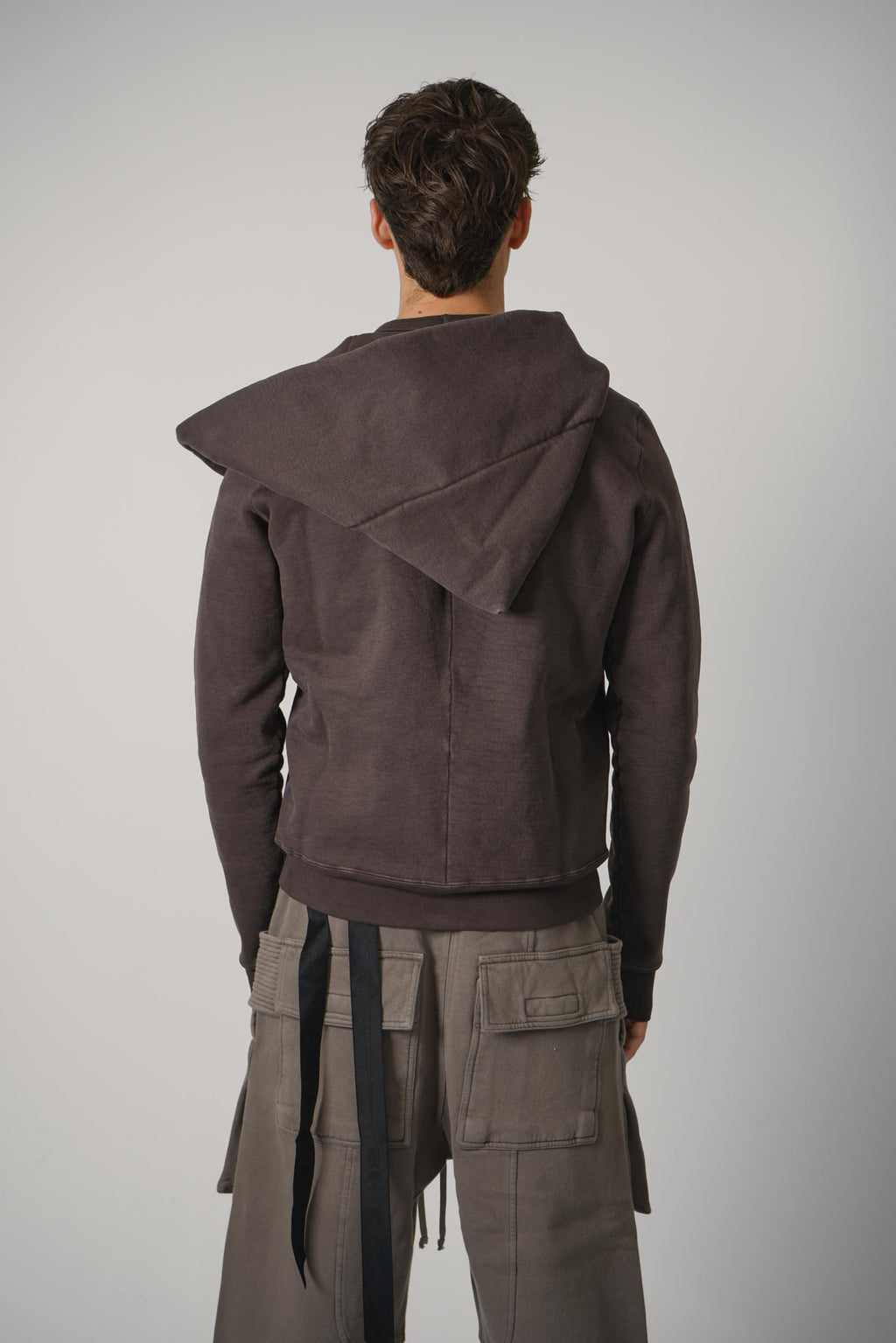 Rick Owens Mountain Hoodie – Dark Dust