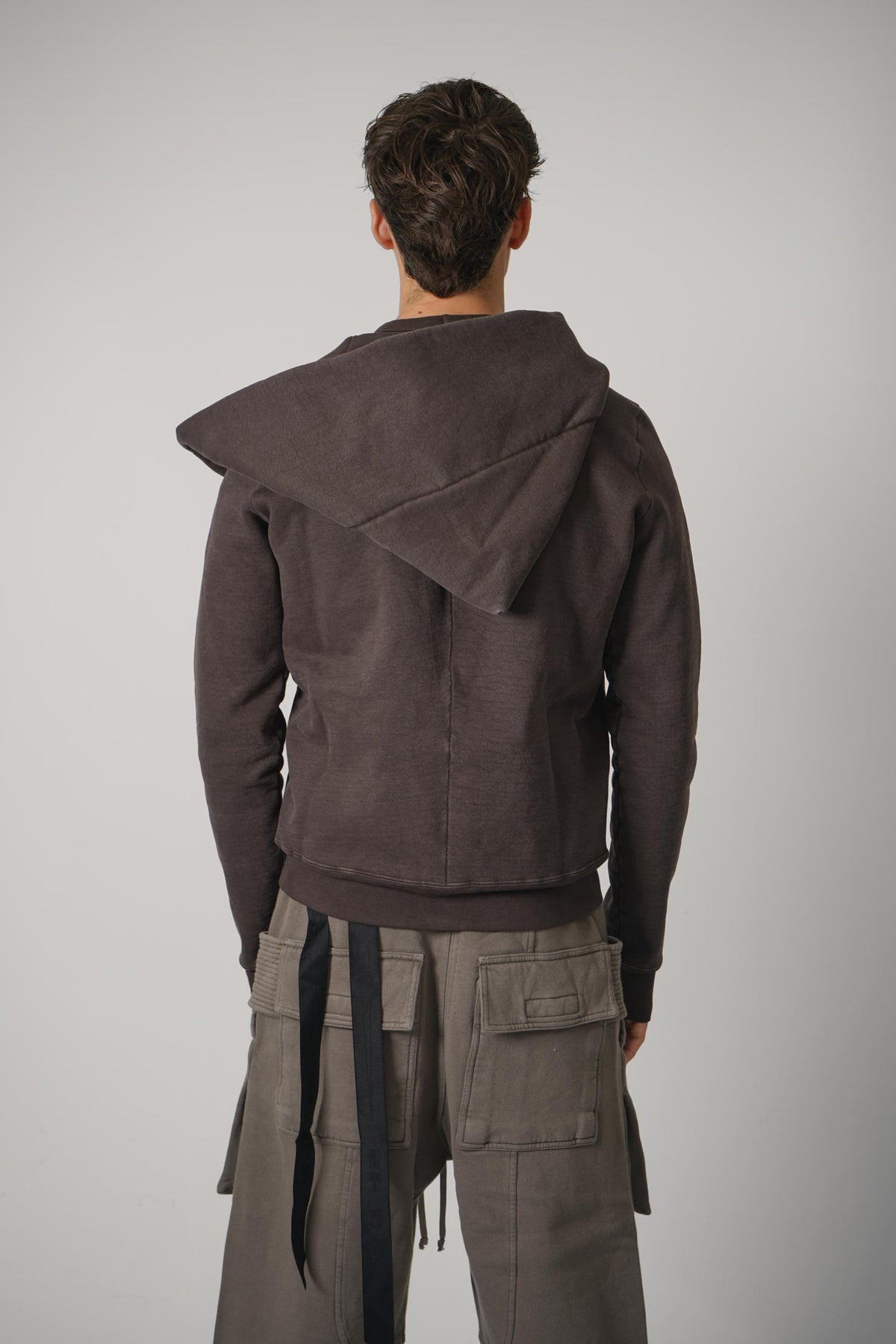 Rick Owens Mountain Hoodie – Dark Dust