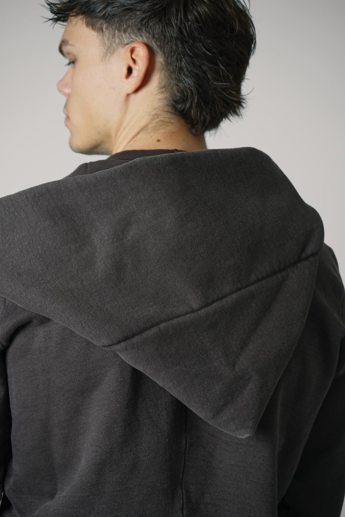 Rick Owens Mountain Hoodie – Dark Dust