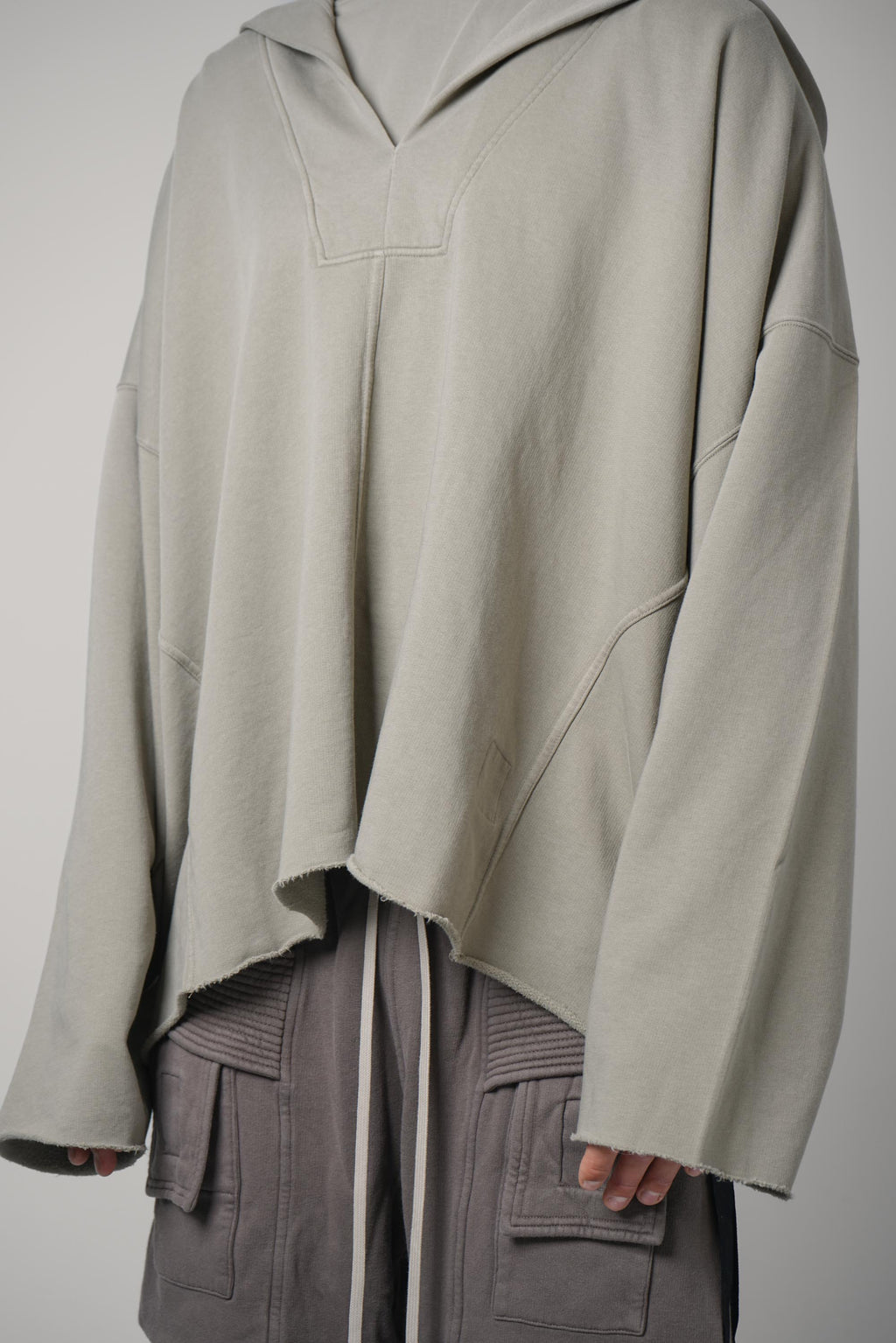 Rick Owens LS Kaftan Hip – Mineral