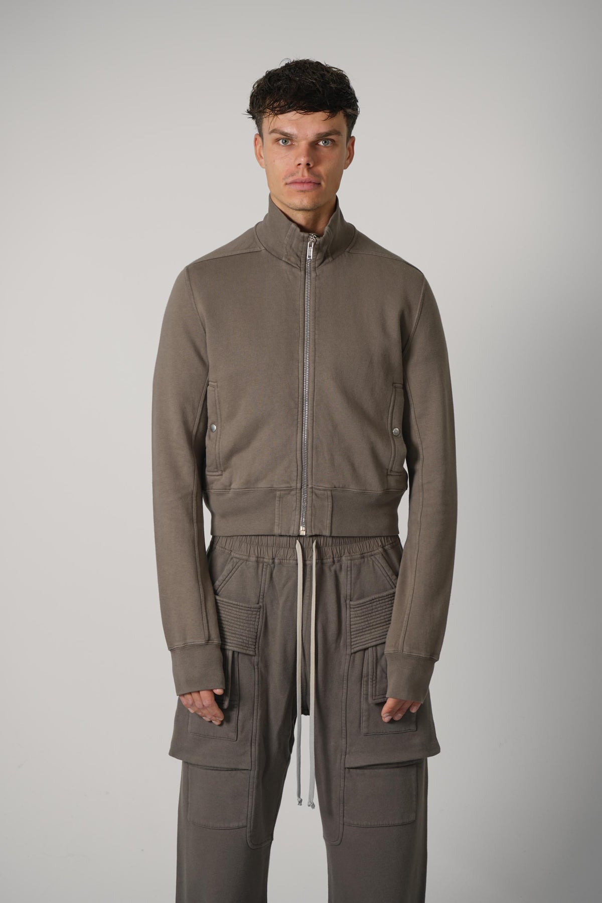 Rick Owens Rev Track Jkt – Dust