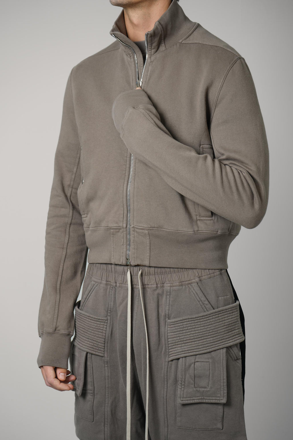 Rick Owens Rev Track Jkt – Dust