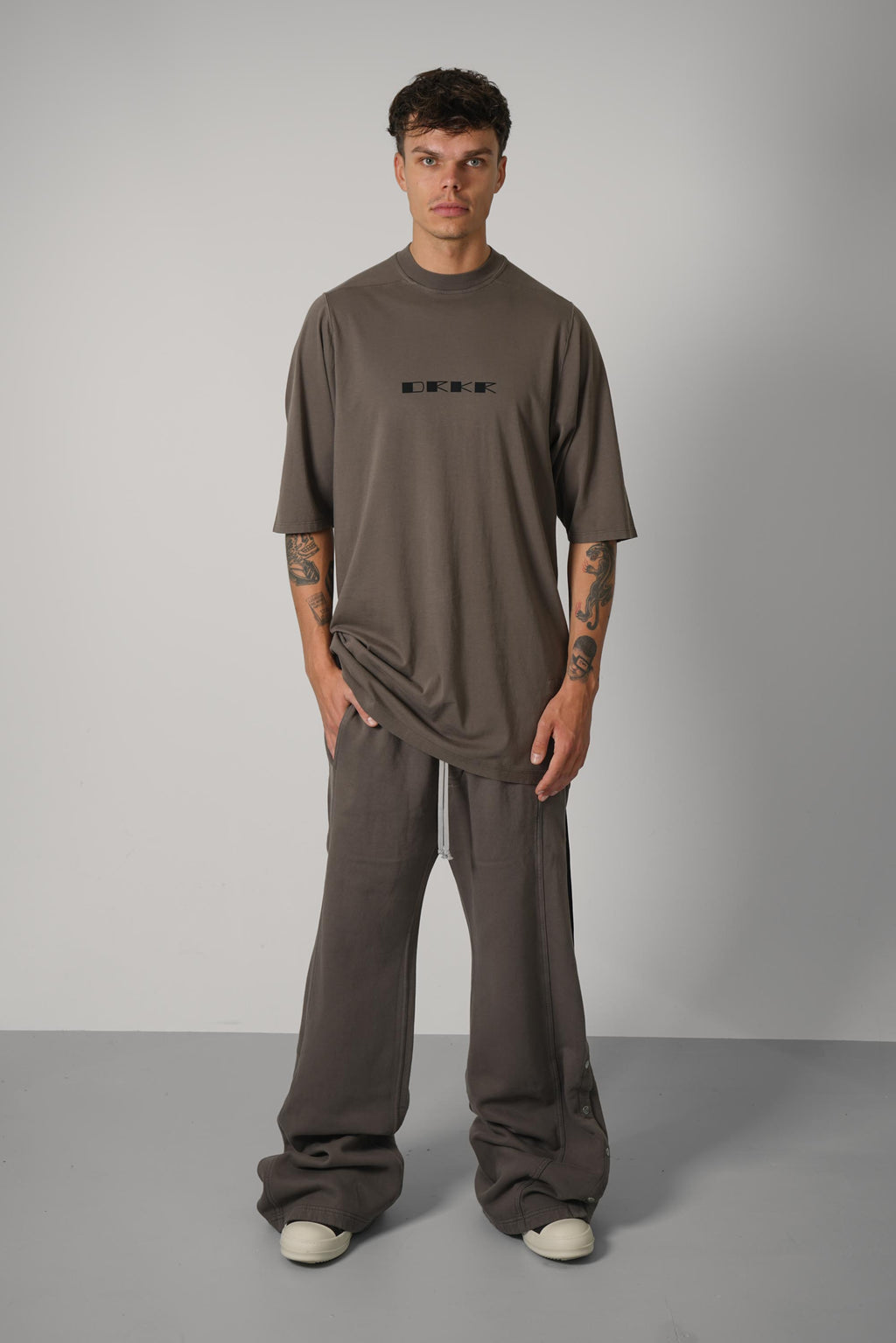 Rick Owens Jumbo SS T – Dust/Black