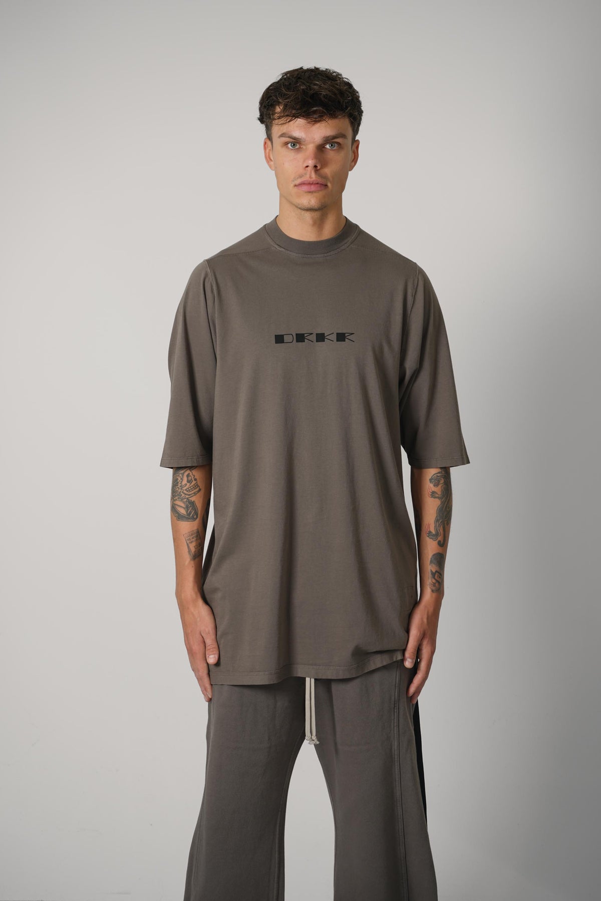 Rick Owens Jumbo SS T – Dust/Black