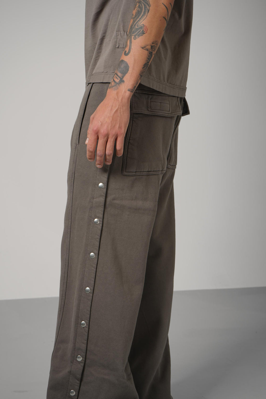 Rick Owens Wide Pusher Pants – Dust