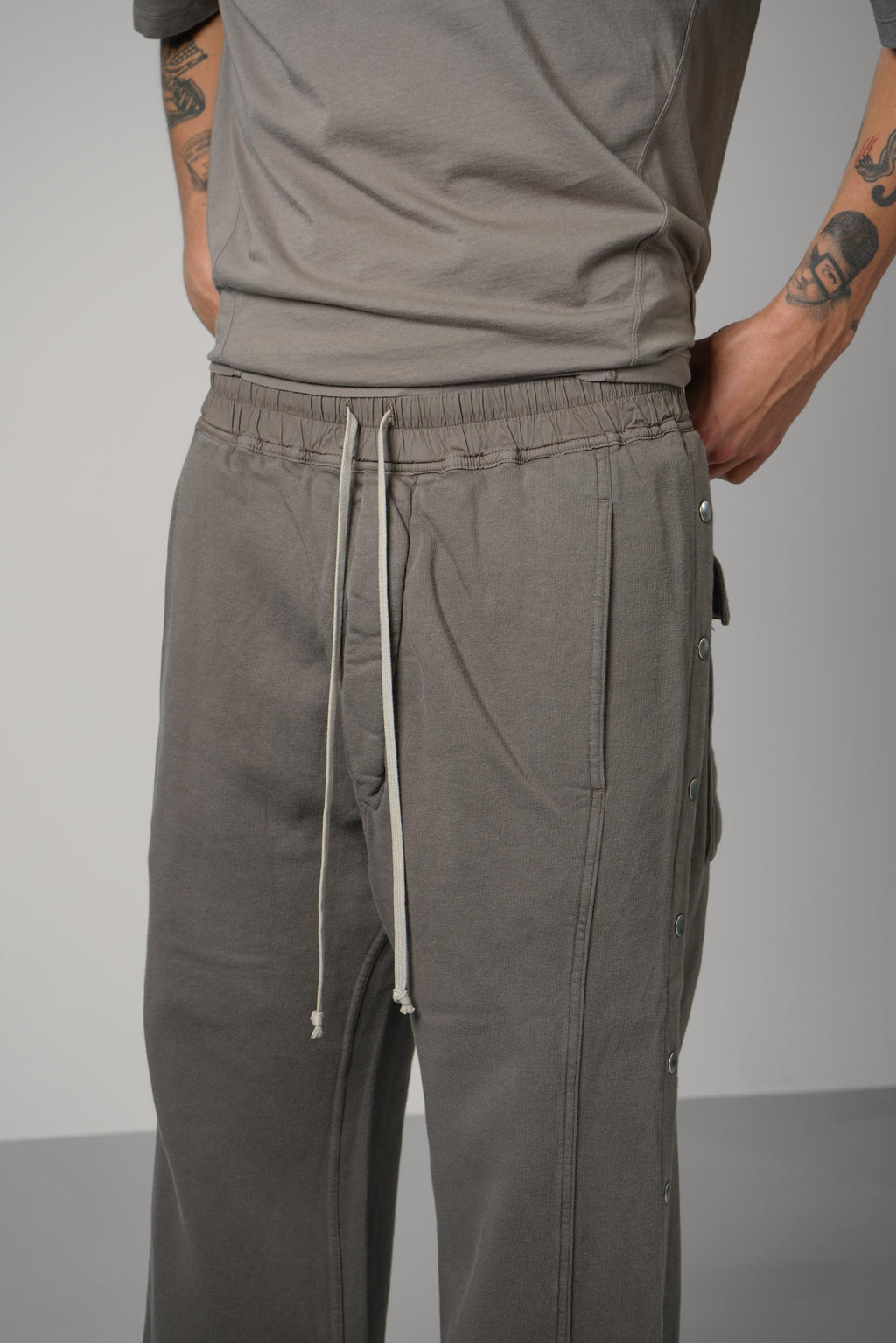 Rick Owens Wide Pusher Pants – Dust