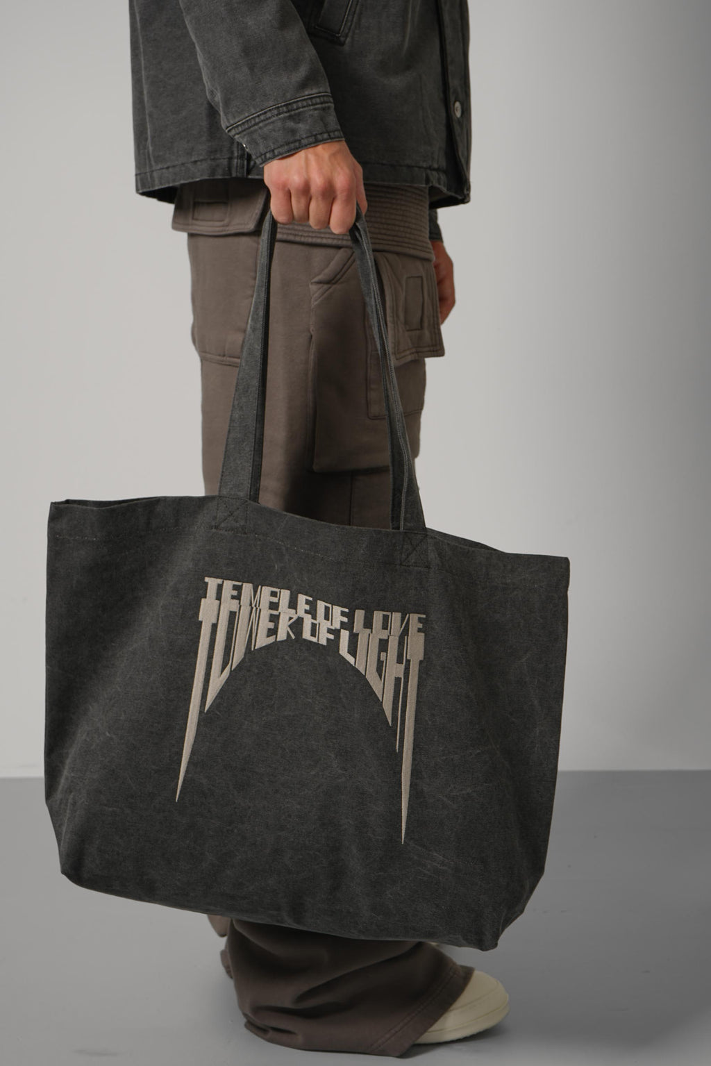 Rick Owens Shopper – Gravel/Pearl
