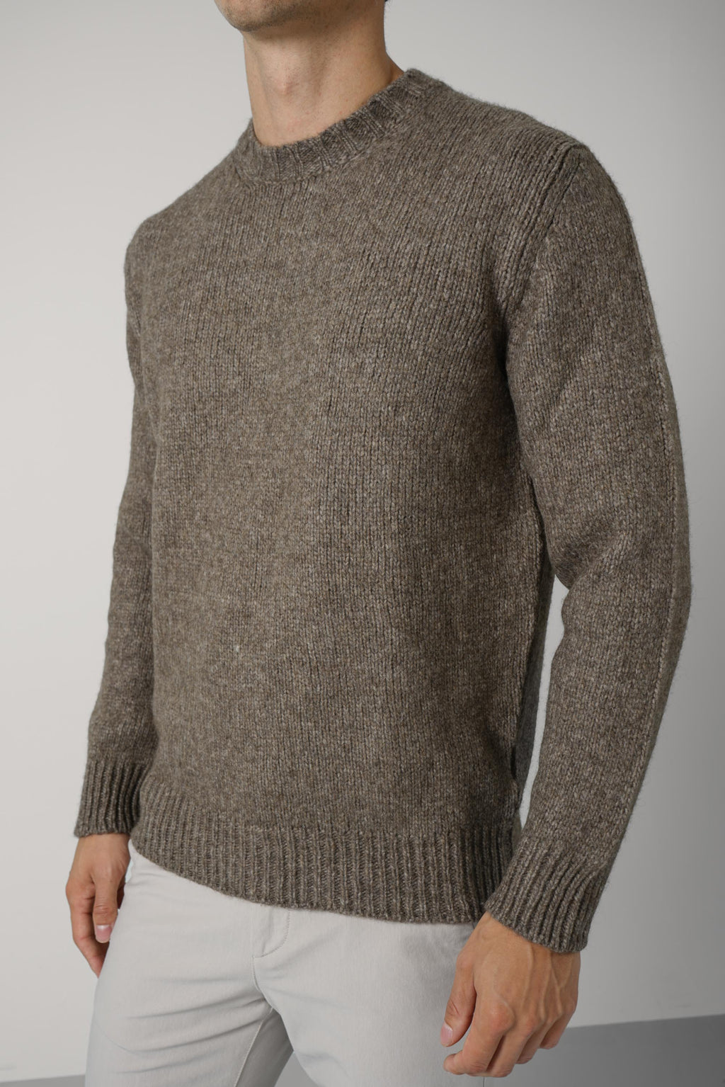 Fedeli Arg Baby Yak Sweater – Brown