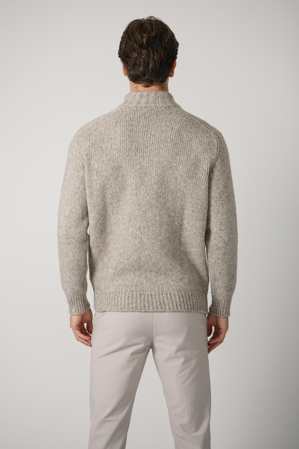 Fedeli Eco Baby Yak & Alpaca Sweater – Beige