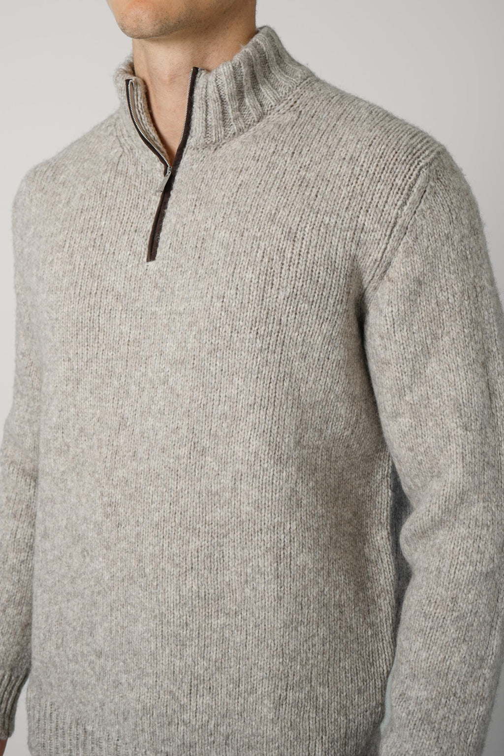 Fedeli Eco Baby Yak & Alpaca Sweater – Beige