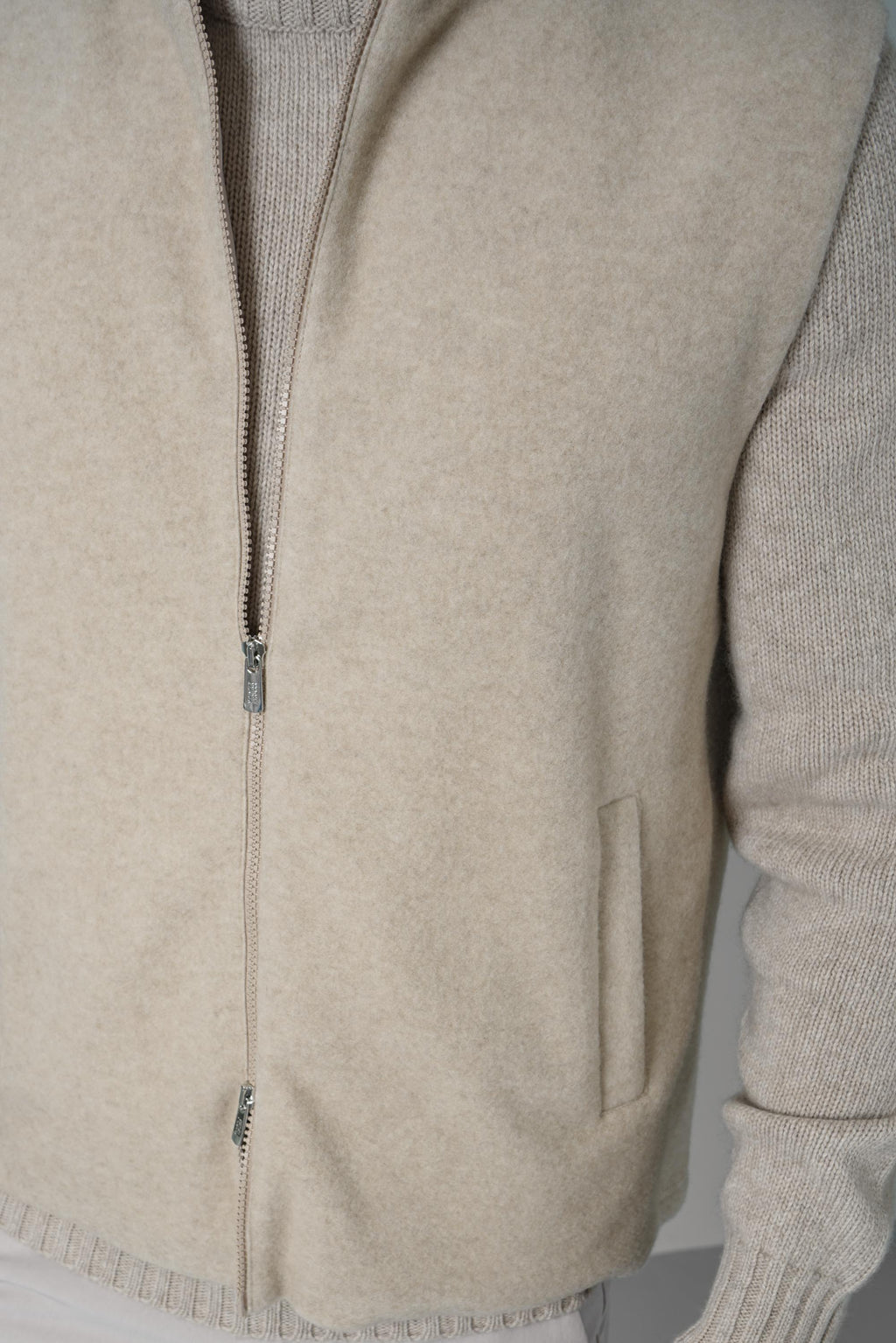 Fedeli Swing Velour Sweater – Wafer