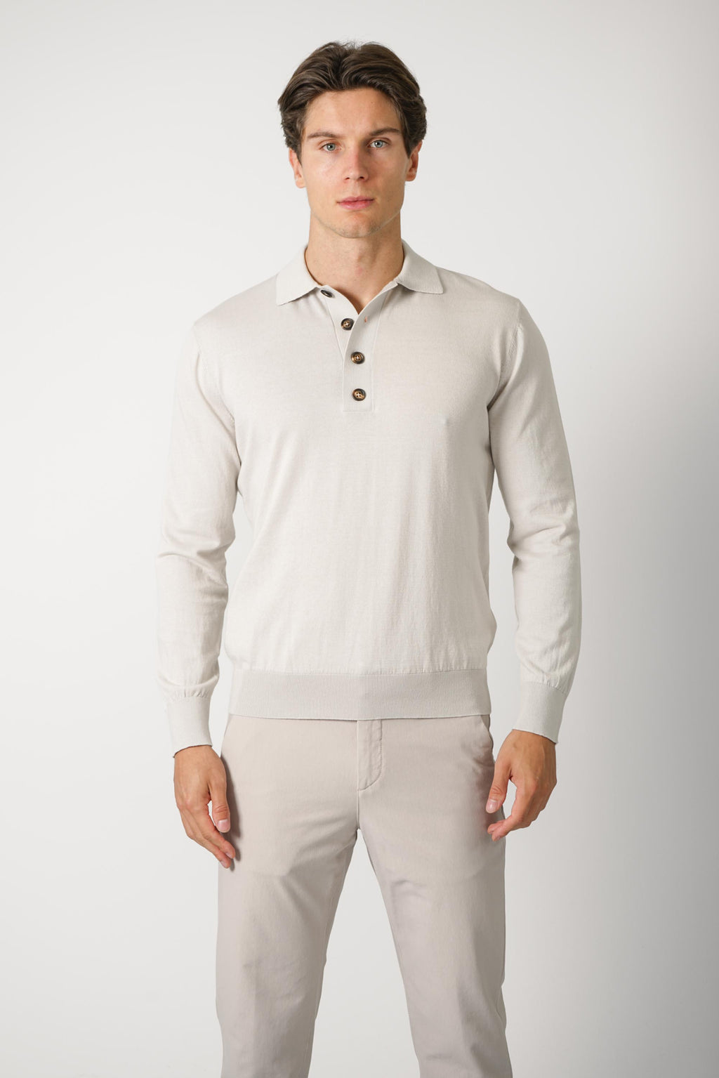 Knitwear Polo MAG0K007 – Beige