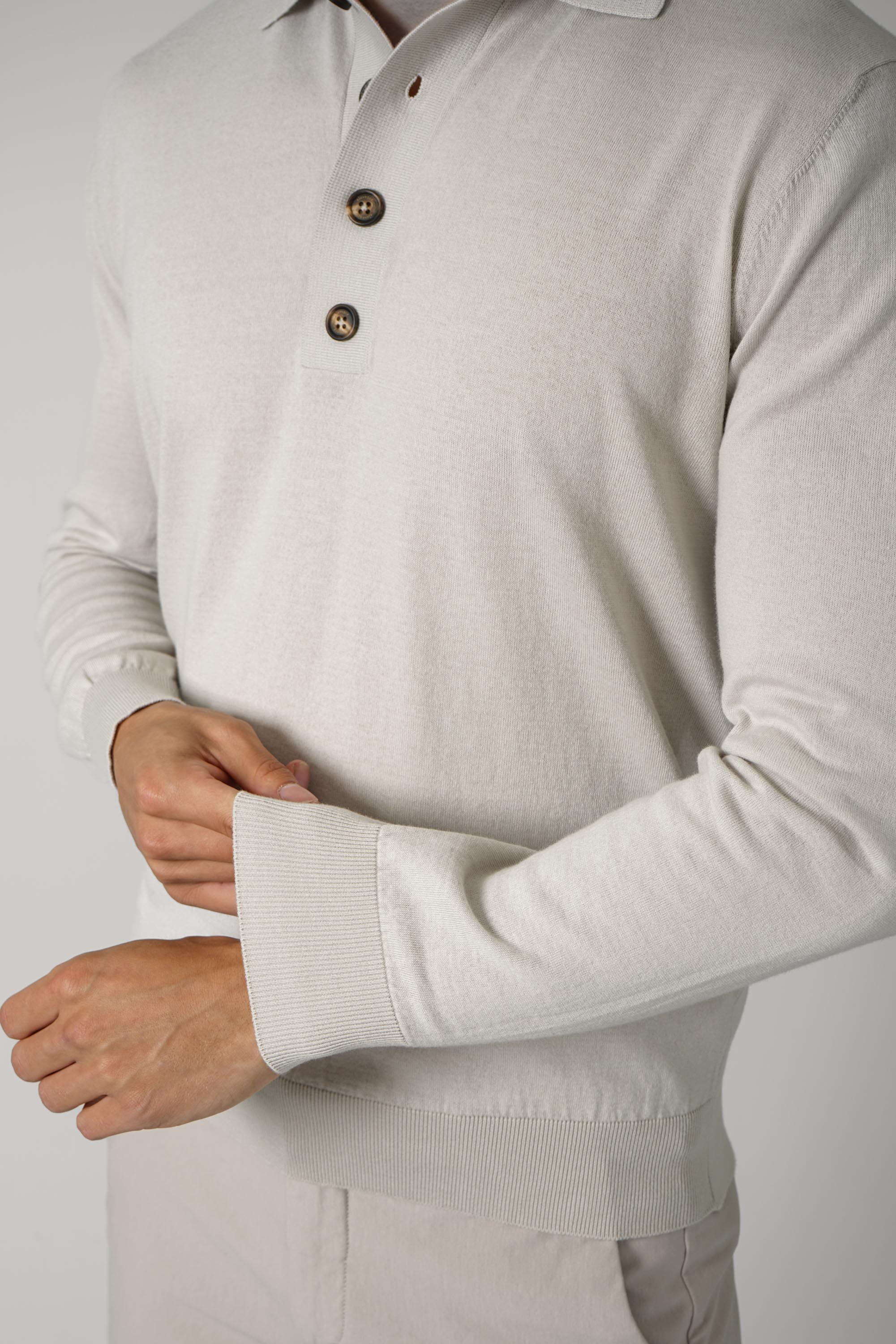 Knitwear Polo MAG0K007 – Beige