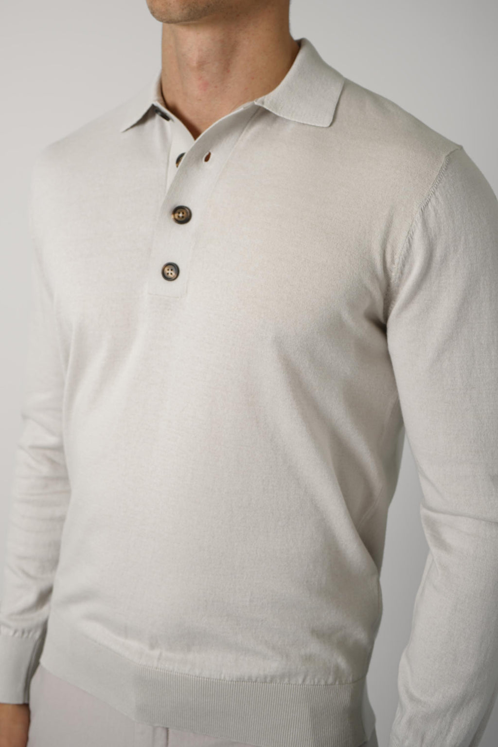 Knitwear Polo MAG0K007 – Beige