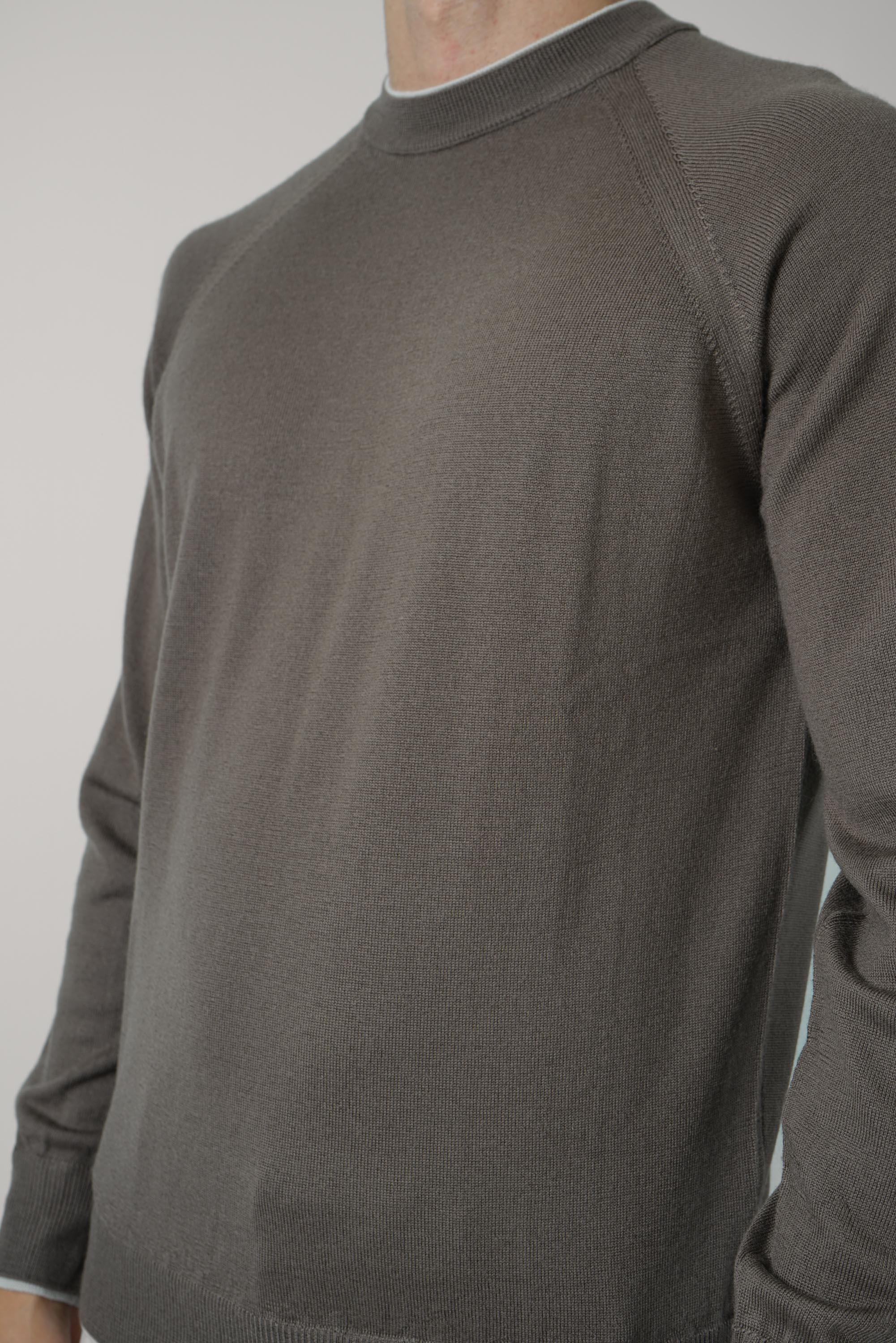 Round Neck Sweater MAG0N037 – Moro e Sabbia