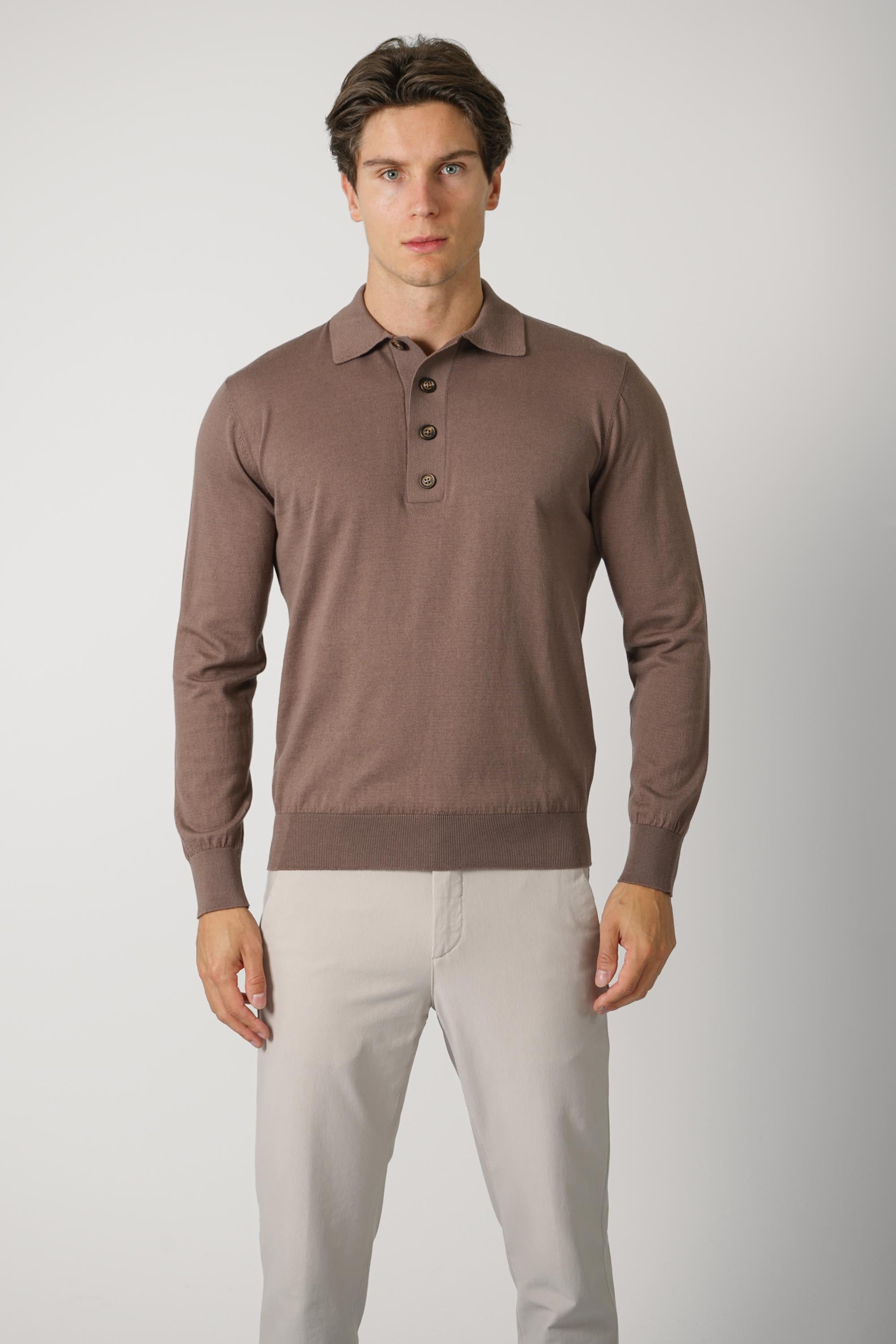 Knitwear Polo MAG0K007 – Moro