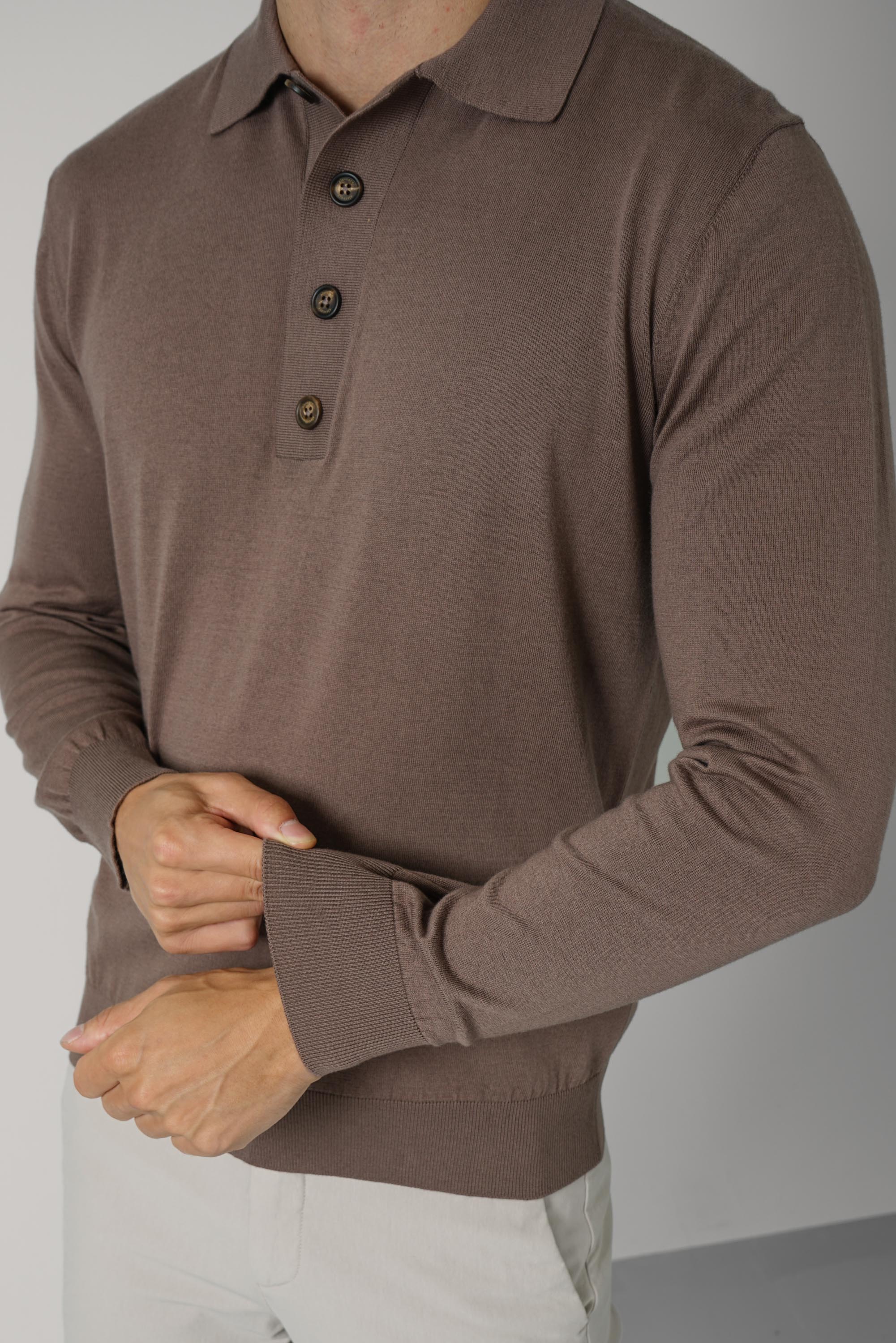 Knitwear Polo MAG0K007 – Moro