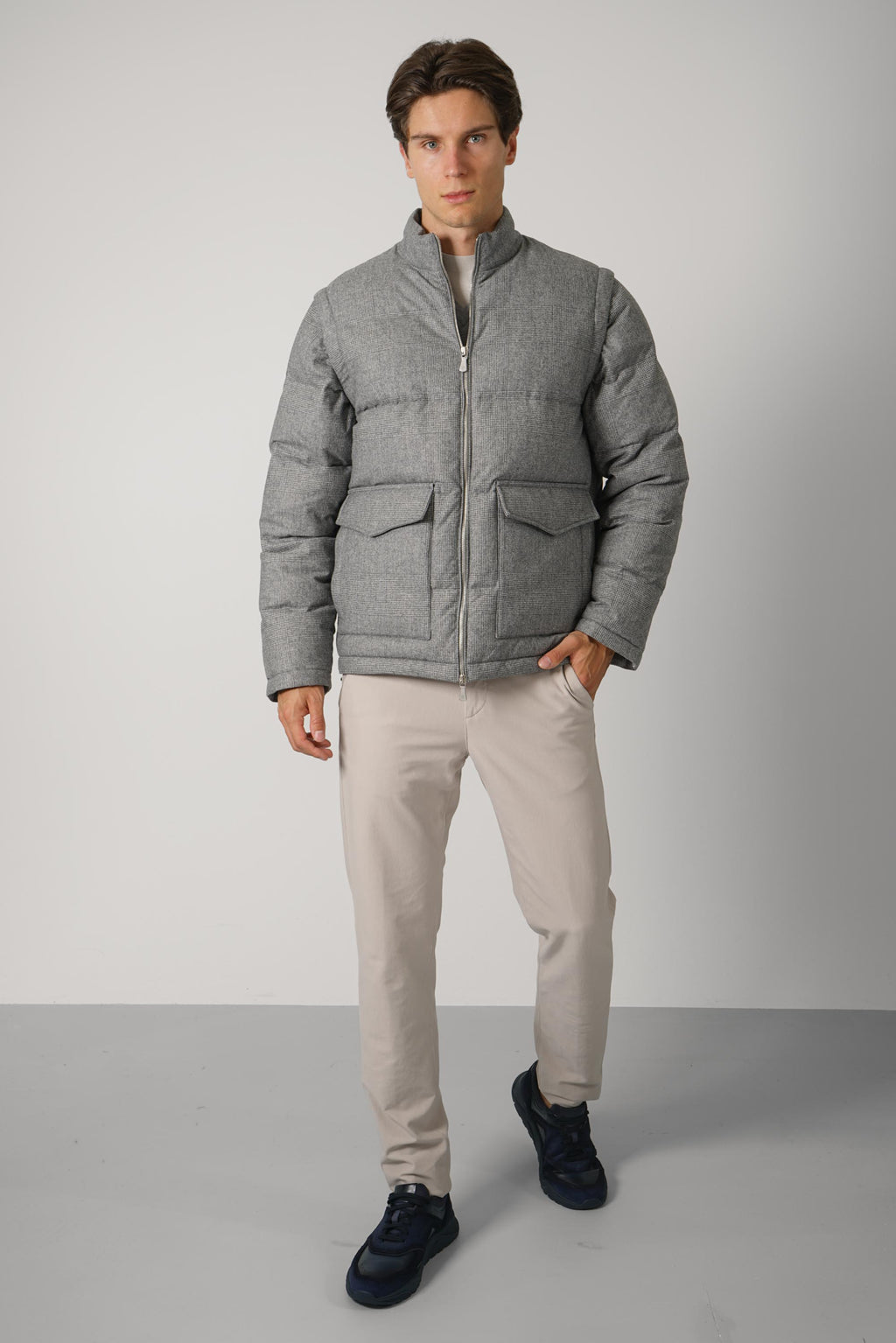 Jacket TES0N041 – Grigio Medio Melange