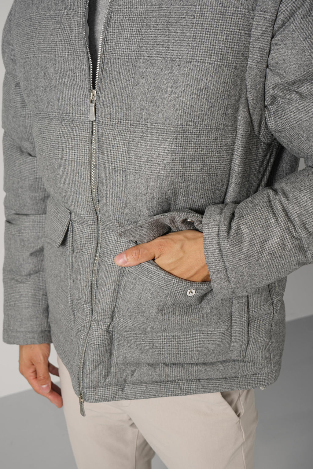 Jacket TES0N041 – Grigio Medio Melange