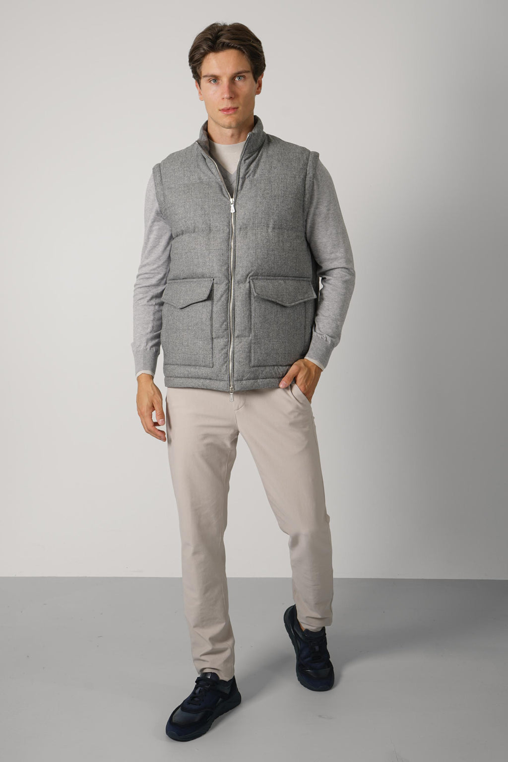 Jacket TES0N041 – Grigio Medio Melange