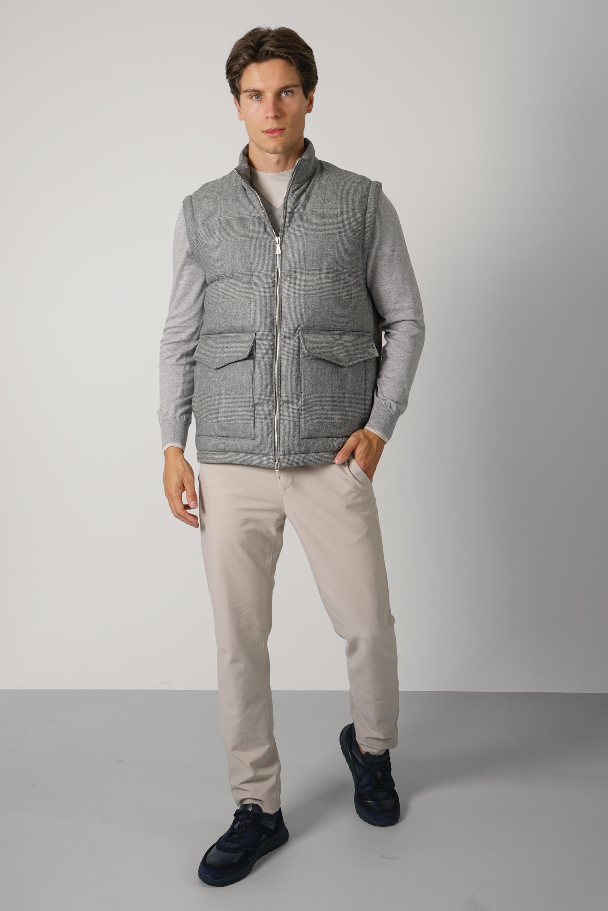 Jacket TES0N041 – Grigio Medio Melange