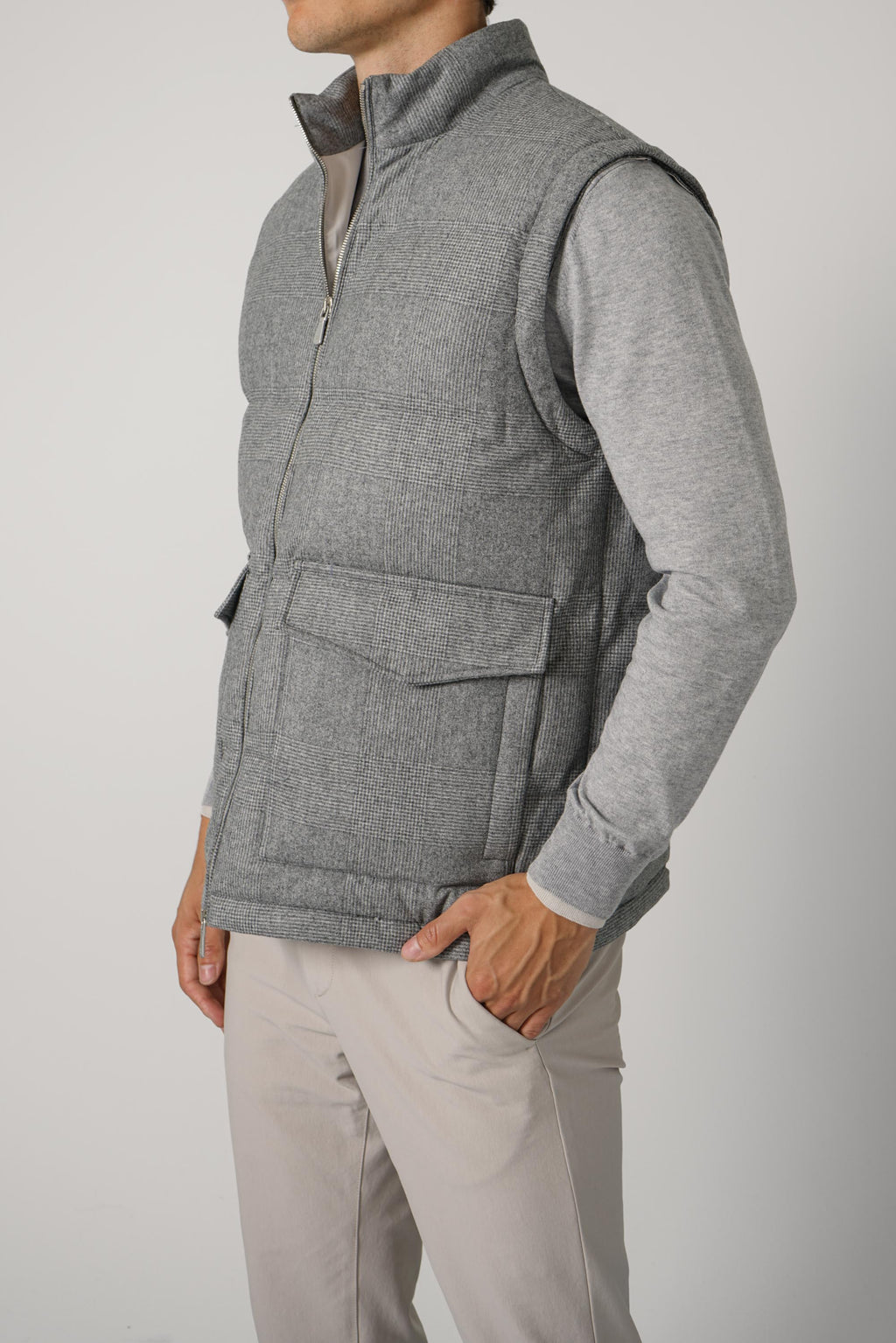 Jacket TES0N041 – Grigio Medio Melange