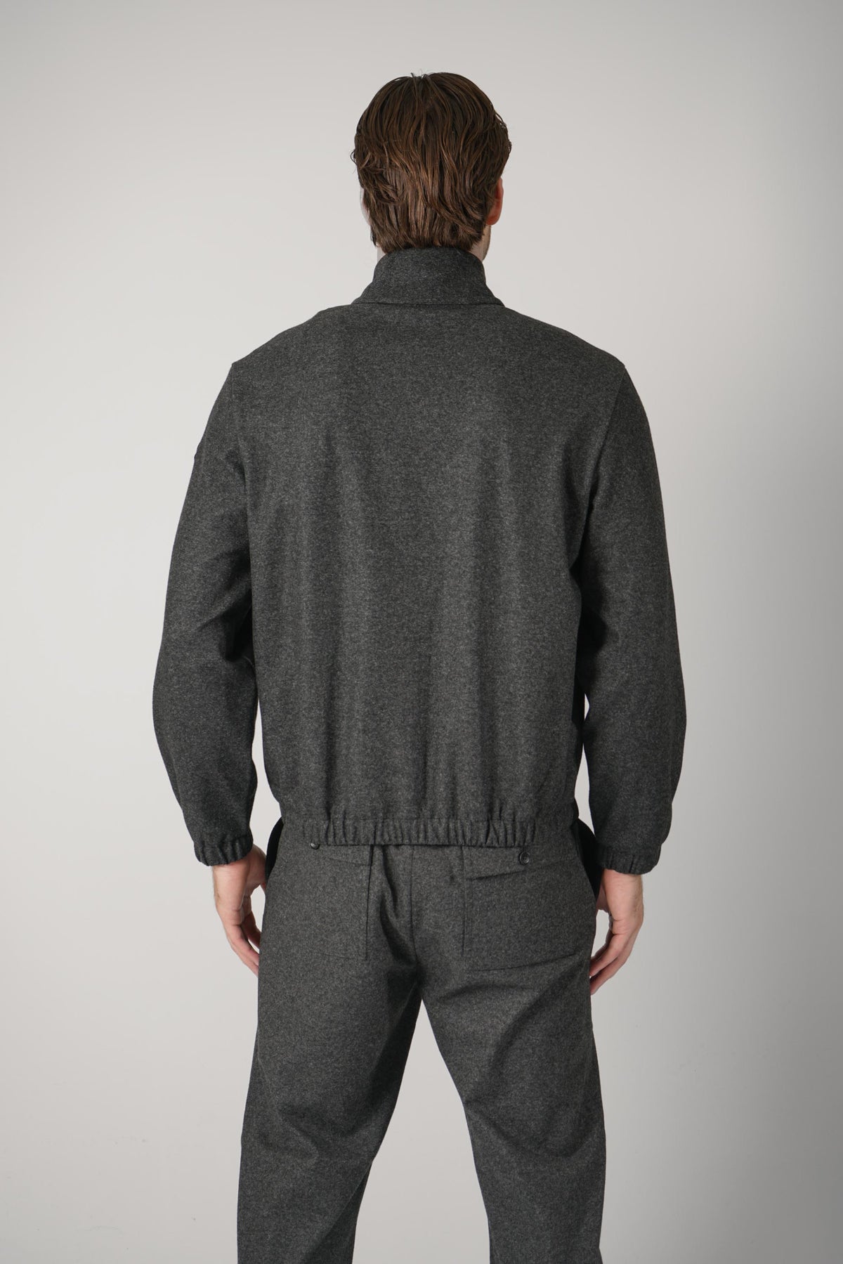 Moncler Grenoble Zip Up Cardigan Charcoal Grey