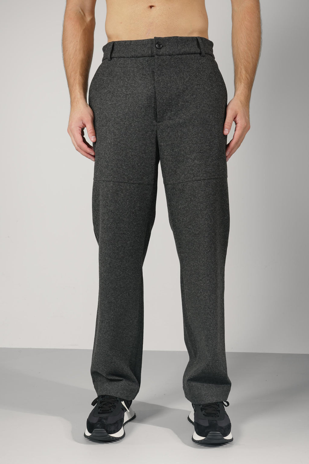 Monster Grenoble Charcoal Grey Trousers