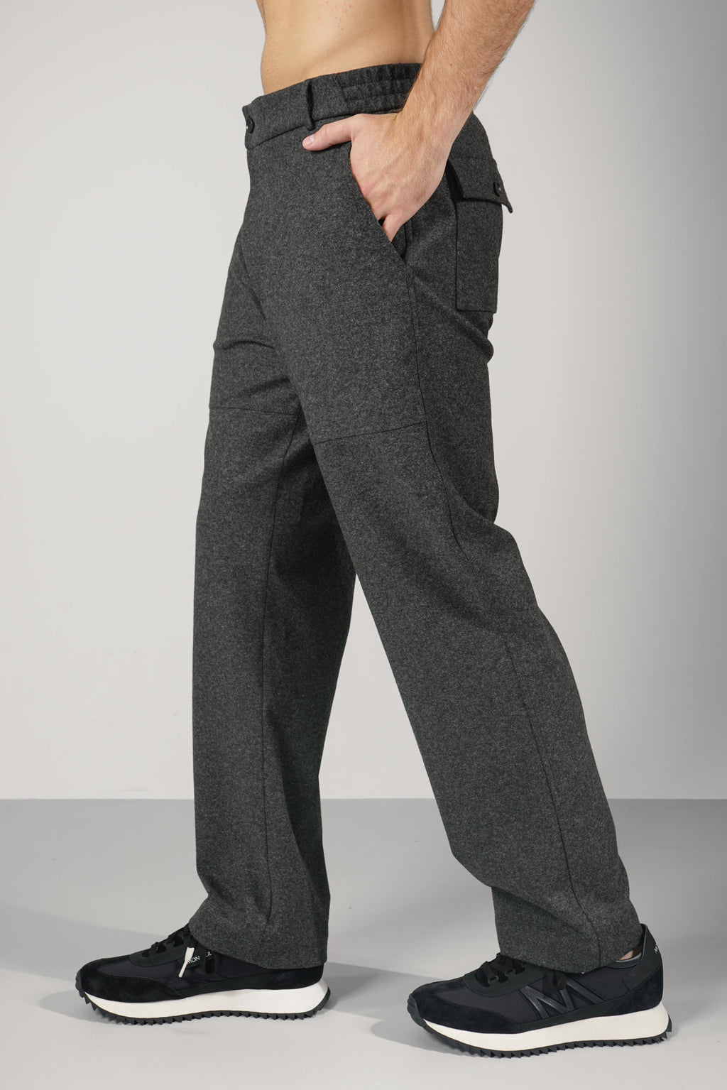 Monster Grenoble Charcoal Grey Trousers