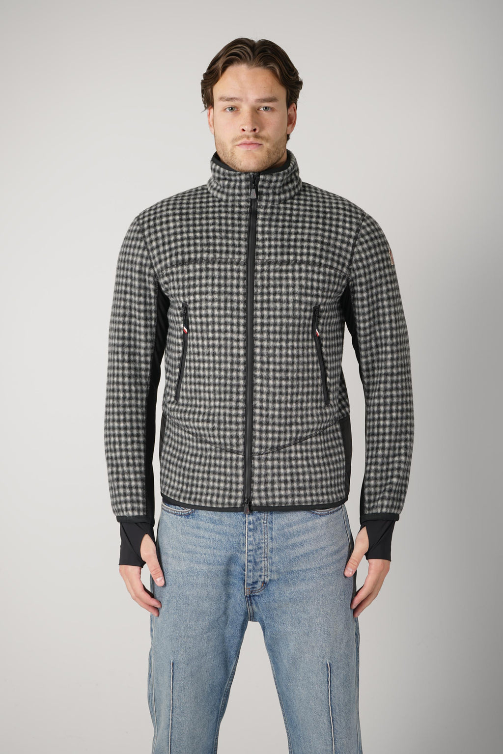 Moncler Grenoble Zip Up Cardigan – Grey