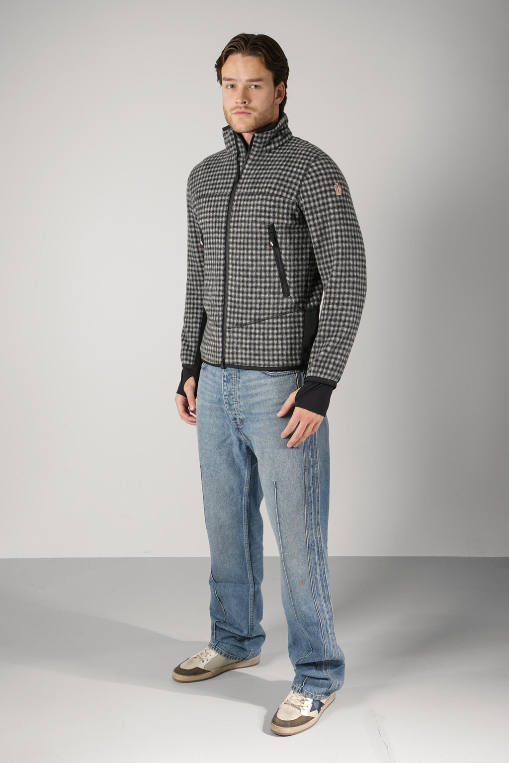 Moncler Grenoble Zip Up Cardigan – Grey