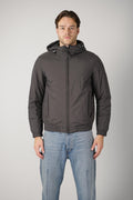 Woolrich Micro Ripstop Hooded Jacket – Charcoal Grey