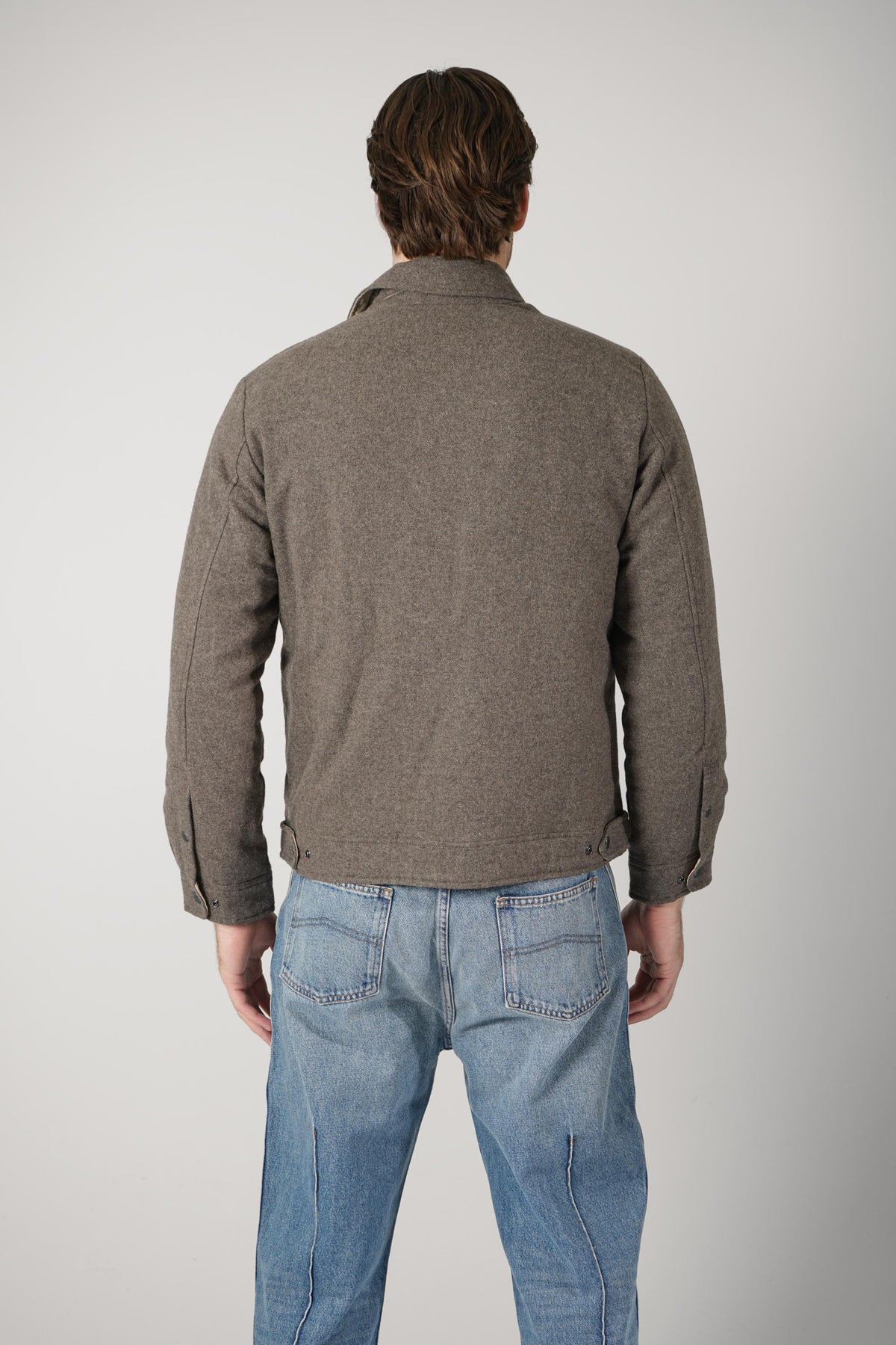 Woolrich Wool Keating Shirt Jacket – Taupe