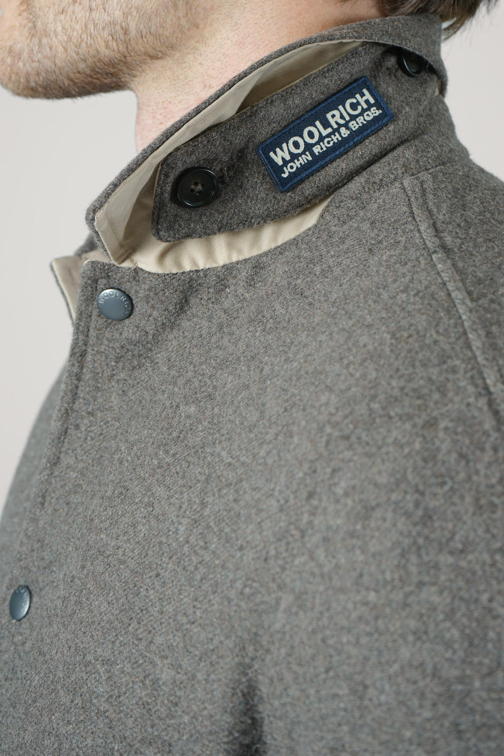 Woolrich Wool Keating Shirt Jacket – Taupe