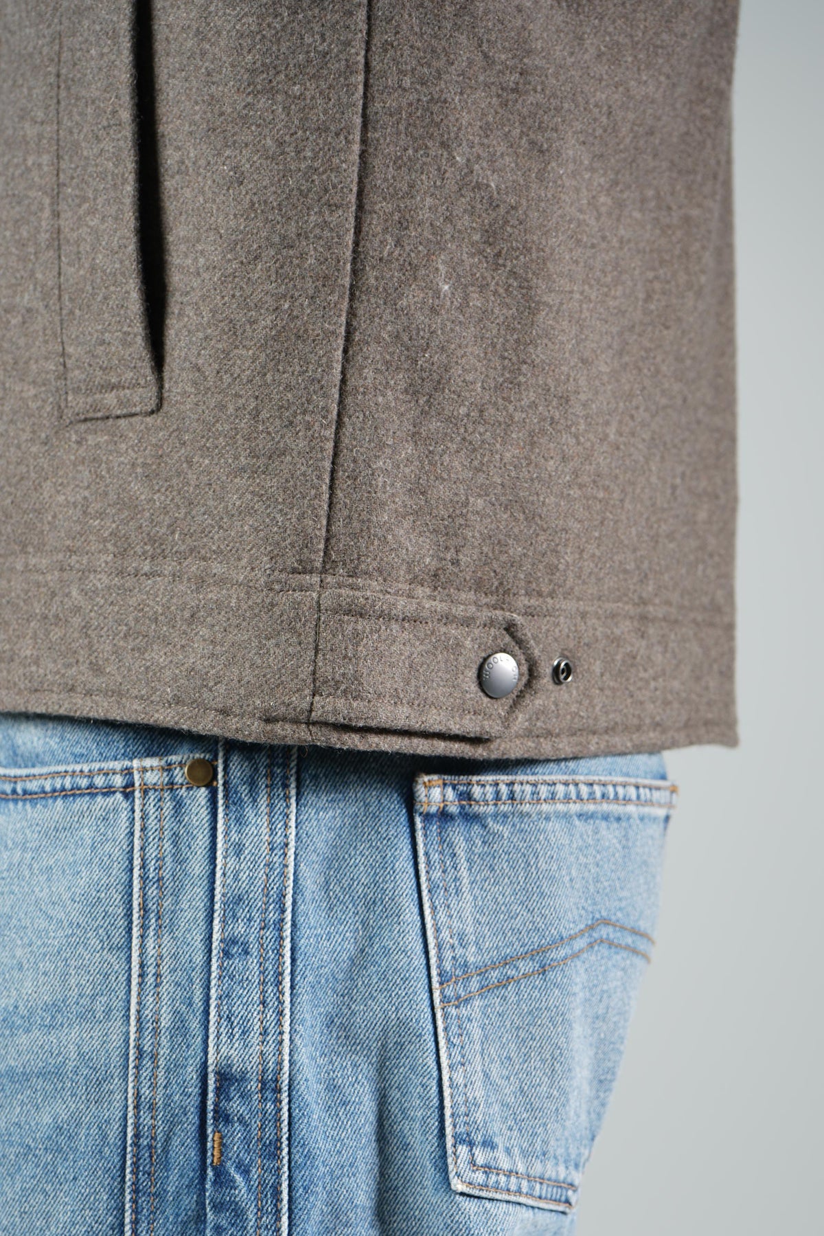 Woolrich Wool Keating Shirt Jacket – Taupe