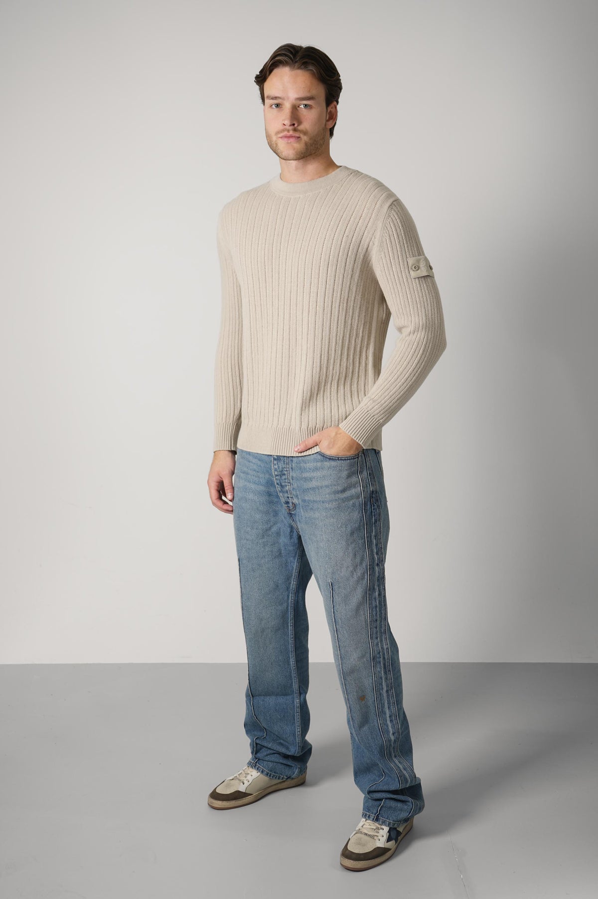 Stone Island Crewneck – Beige (5100051)