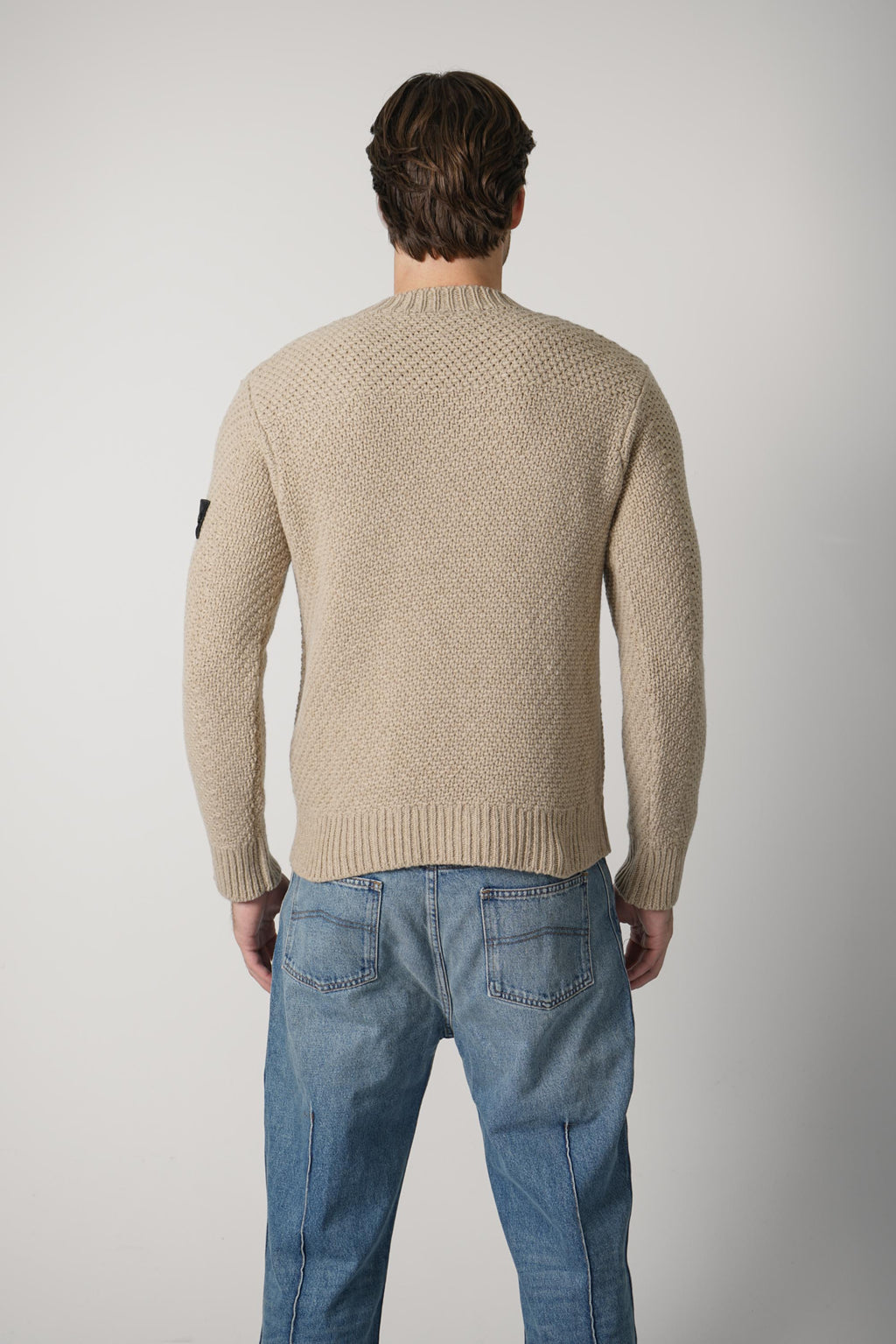 Stone Island Crewneck – Biscuit Melange (5100055)