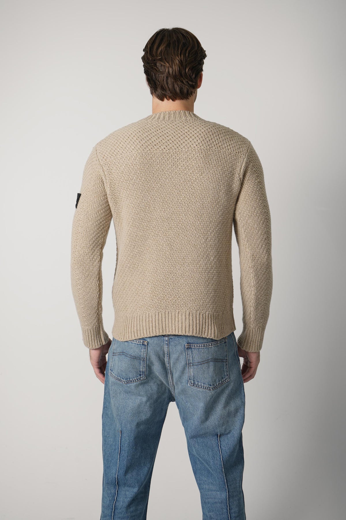 Stone Island Crewneck – Biscuit Melange (5100055)