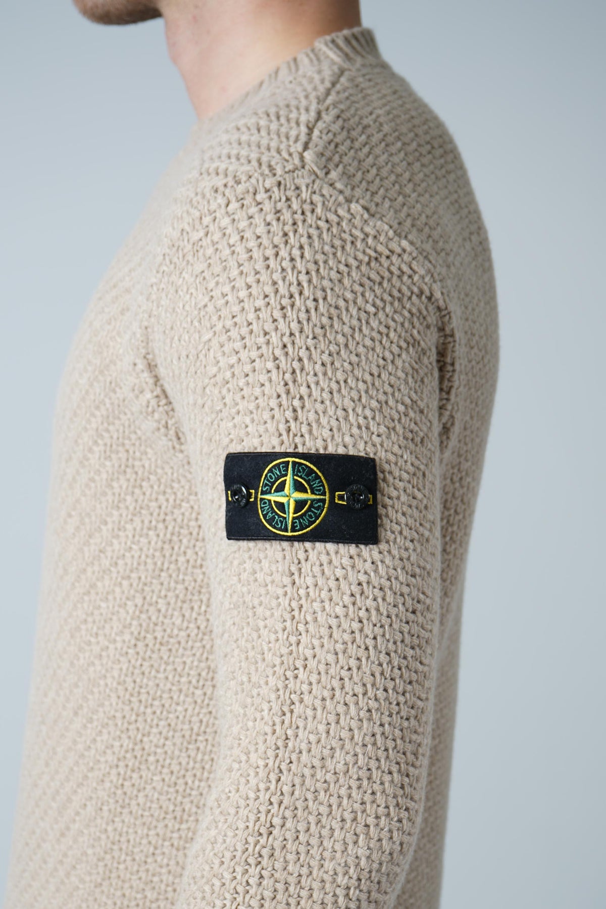Stone Island Crewneck – Biscuit Melange (5100055)