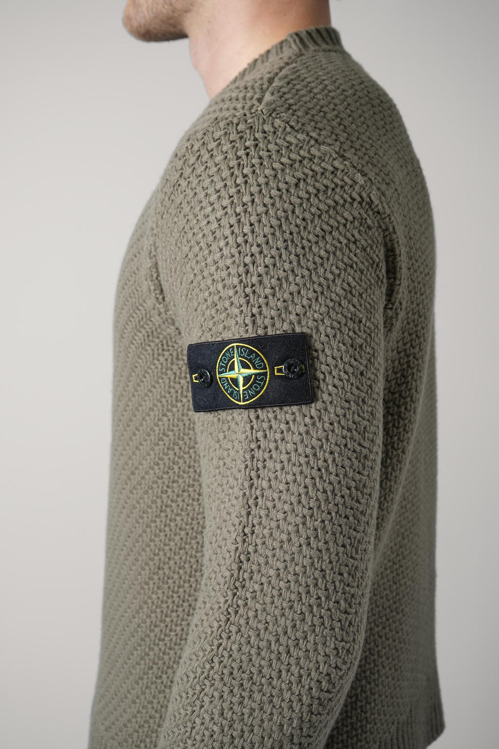 Stone Island Crewneck – Military Green (5100055)