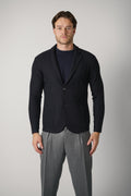 Maurizio Baldassari Stendhal Standcollar 4-Button Jacket – Dark Navy