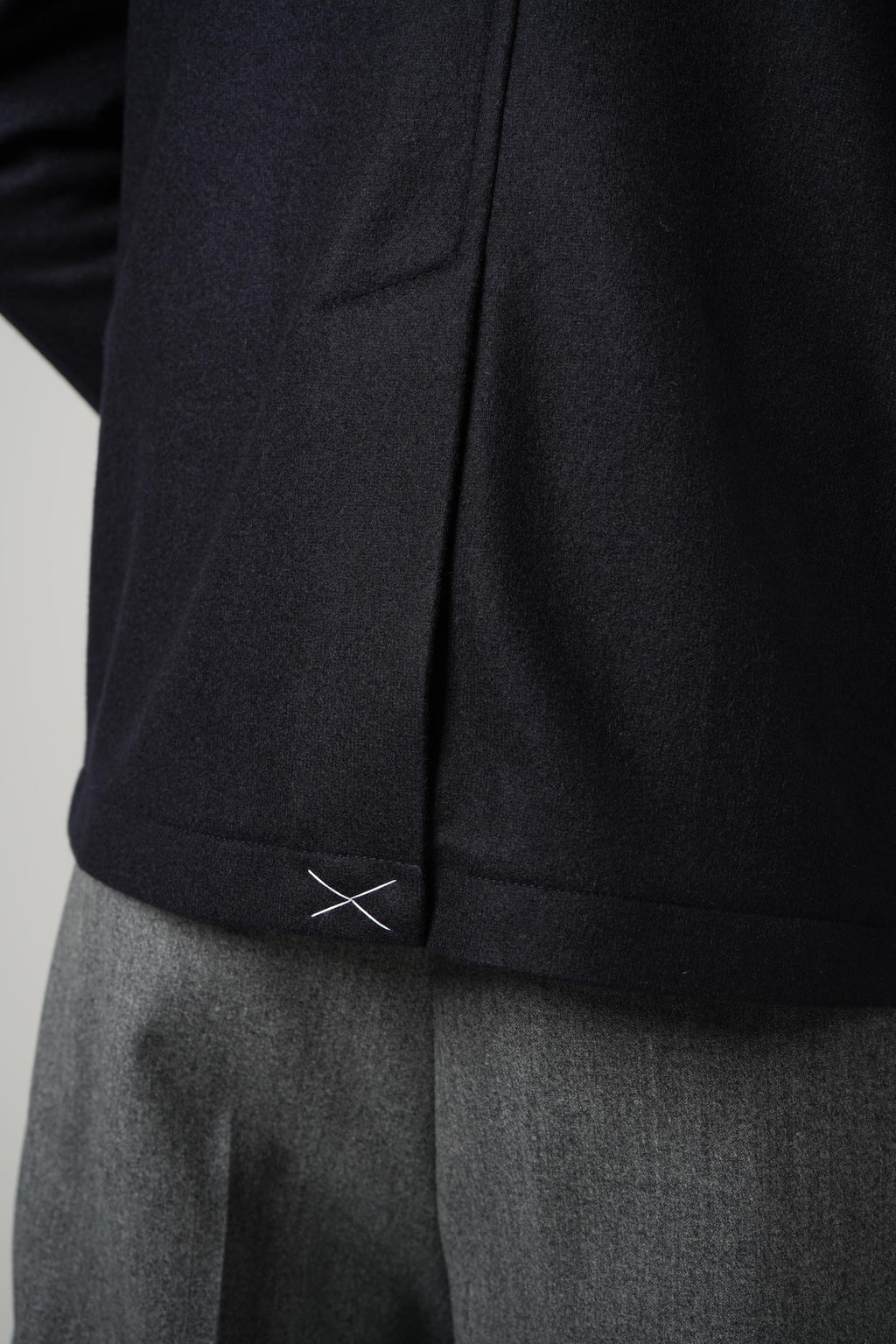 Maurizio Baldassari Stendhal Standcollar 4-Button Jacket – Dark Navy