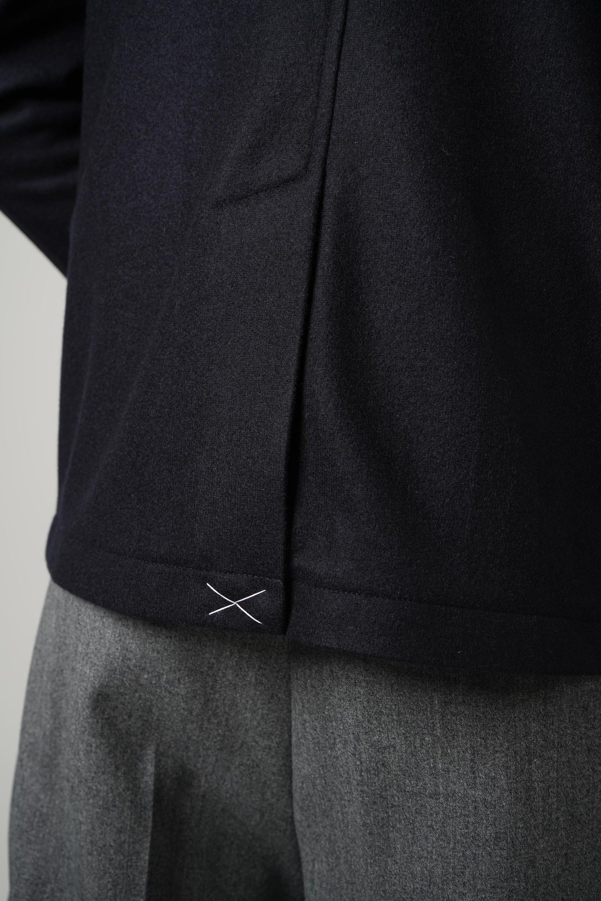 Maurizio Baldassari Stendhal Standcollar 4-Button Jacket – Dark Navy